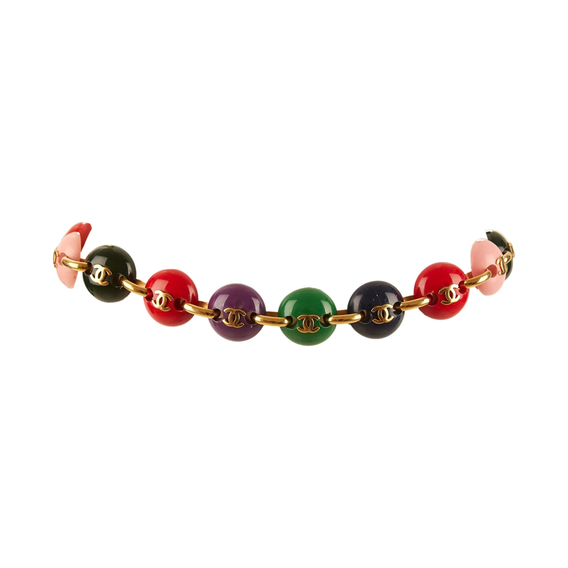 Chanel Multicolor Logo Belt - Image 3