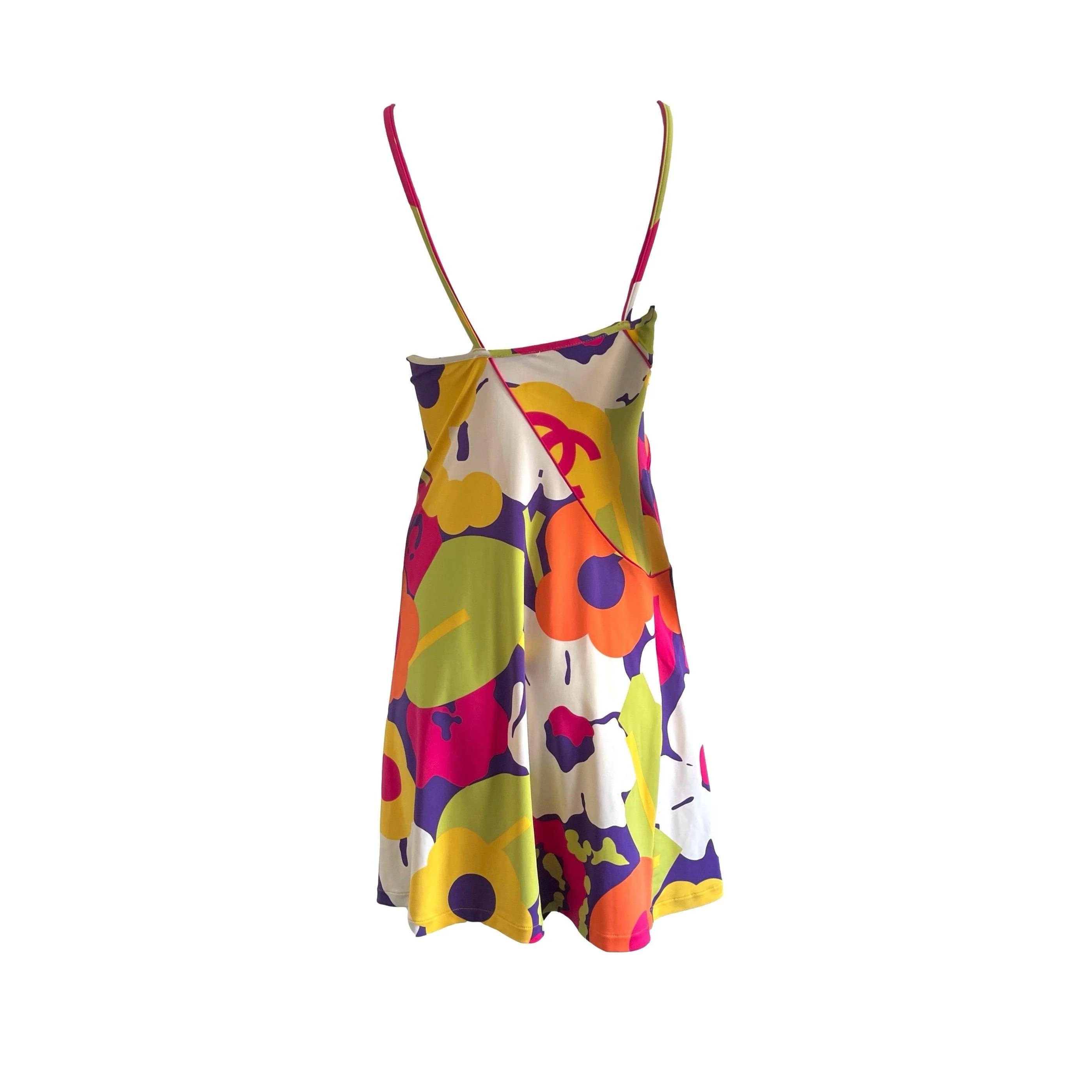 Chanel Multicolor Print Dress - Image 2