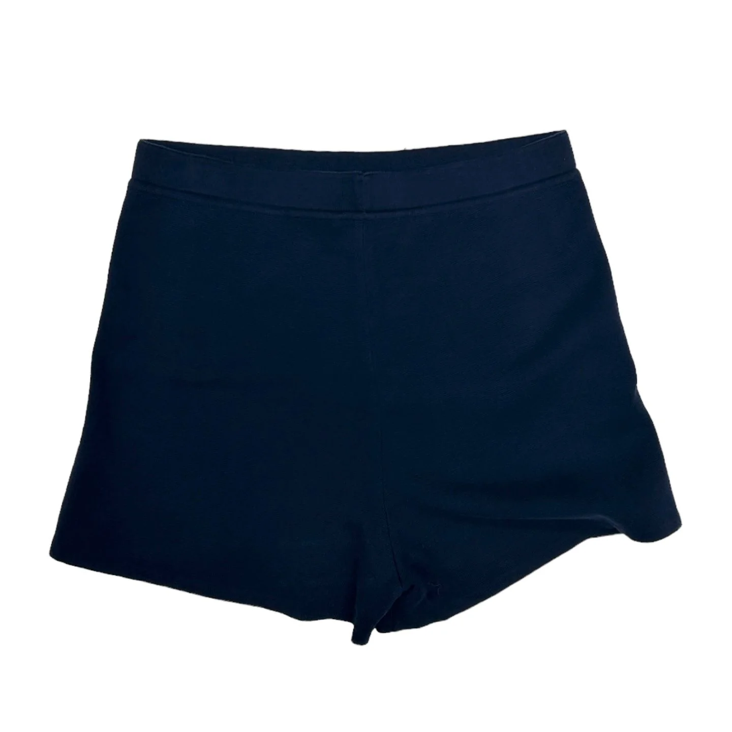 Chanel Navy Logo Button Shorts - Image 2