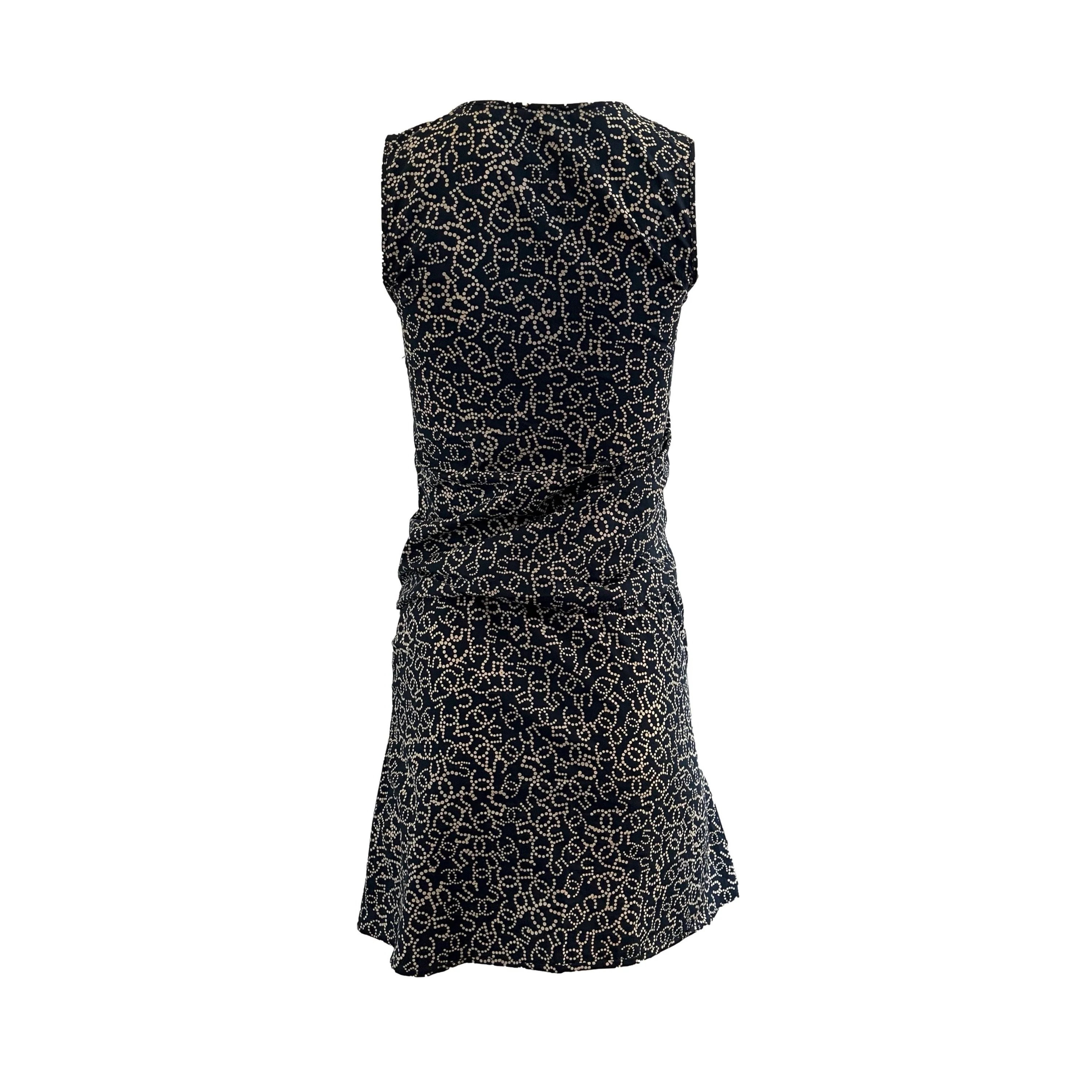 Chanel Navy Logo Skirt Set - Image 2