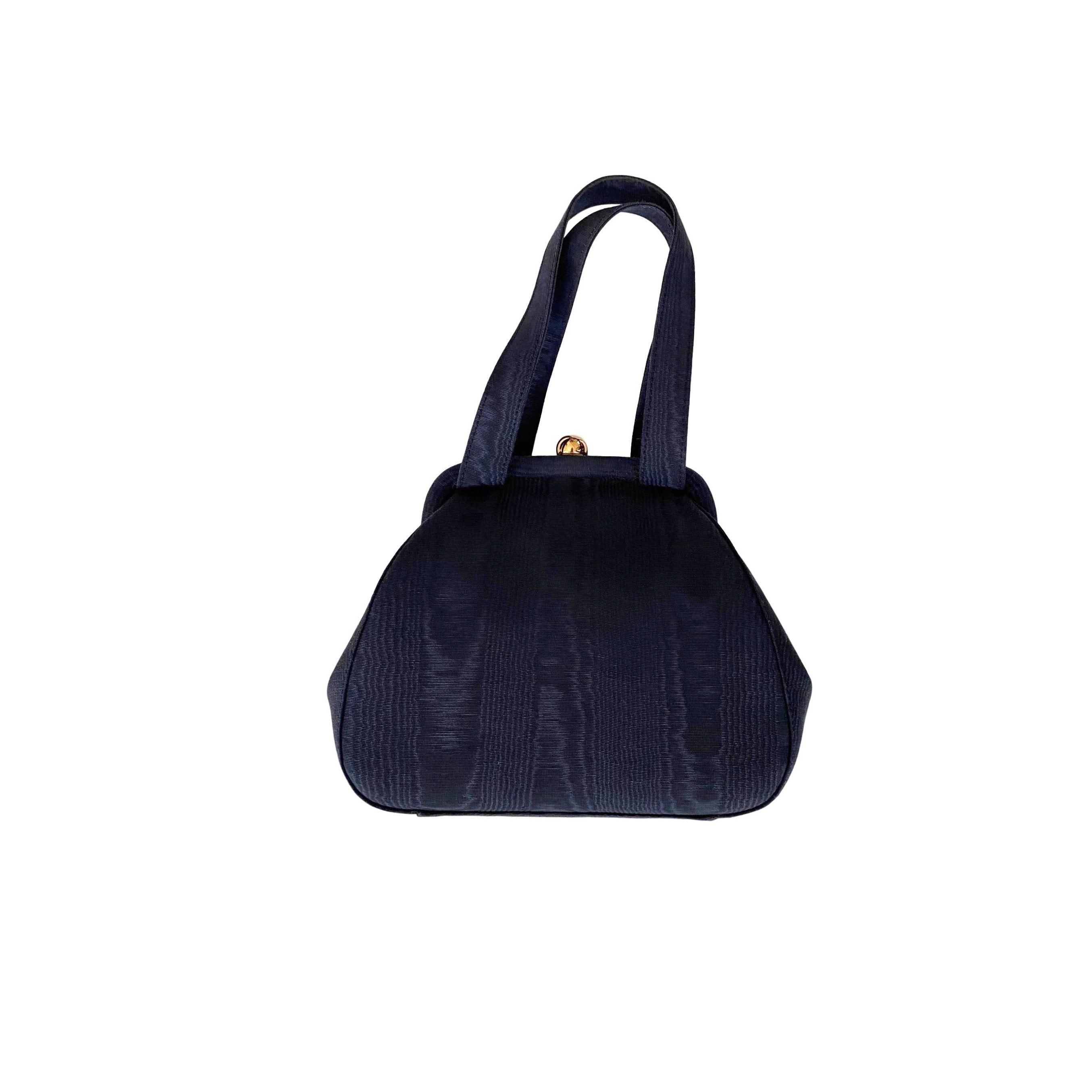 Chanel Navy Mini Top Lock Bag - Image 2