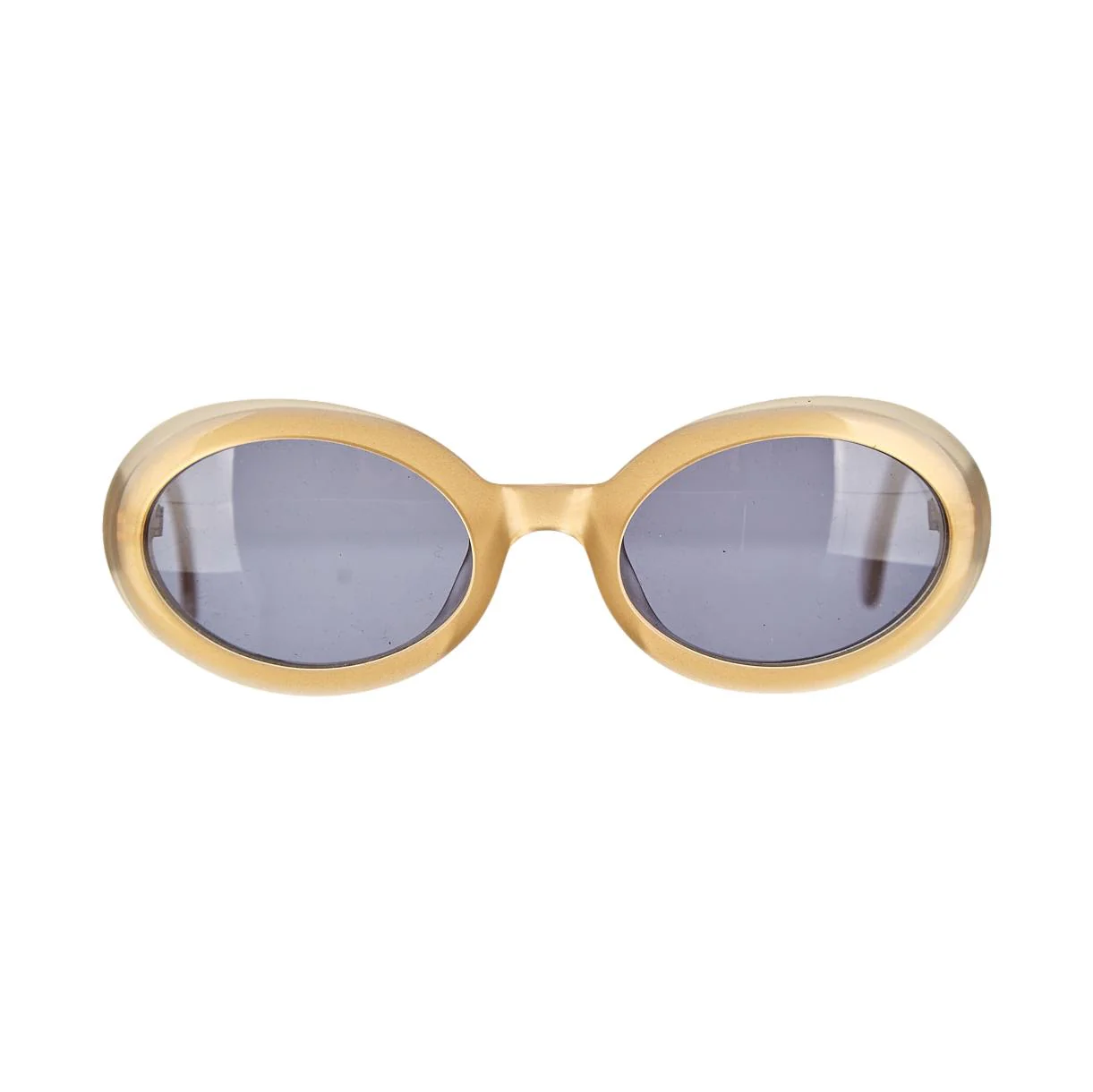 Chanel Nude Logo Oval Sunglasses - Image 2