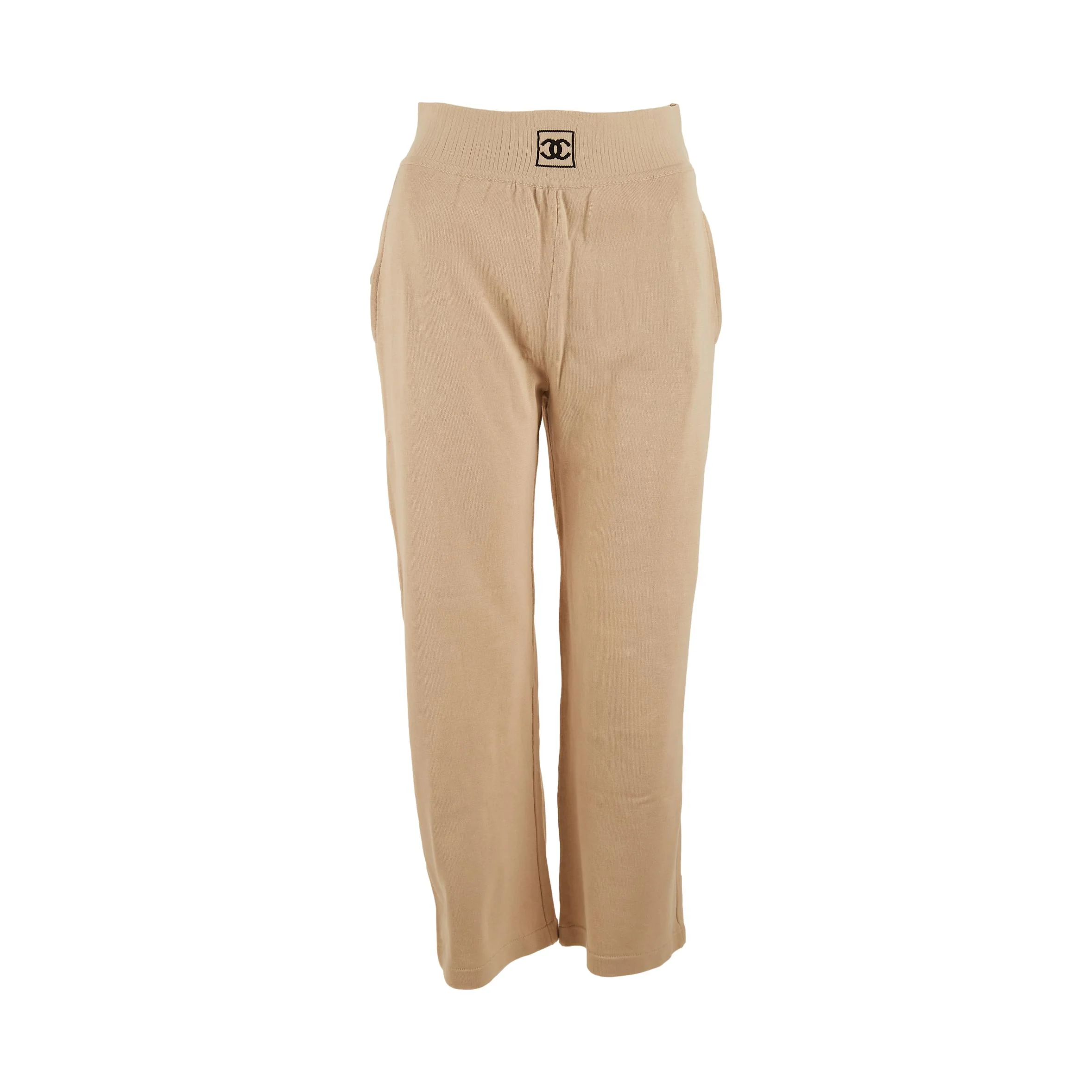 Chanel Nude Logo Pants