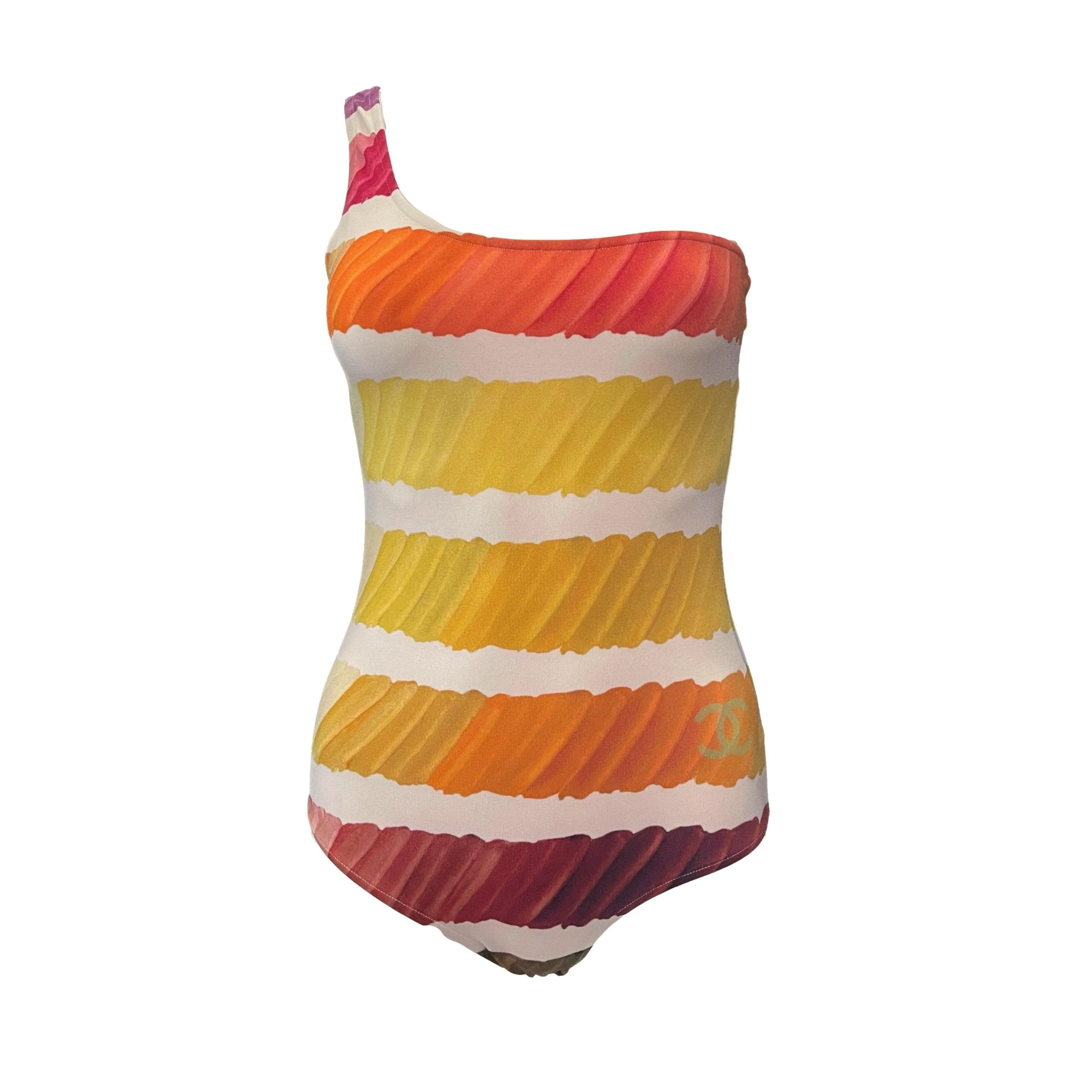 Chanel Ombre Off The Shoulder One Piece