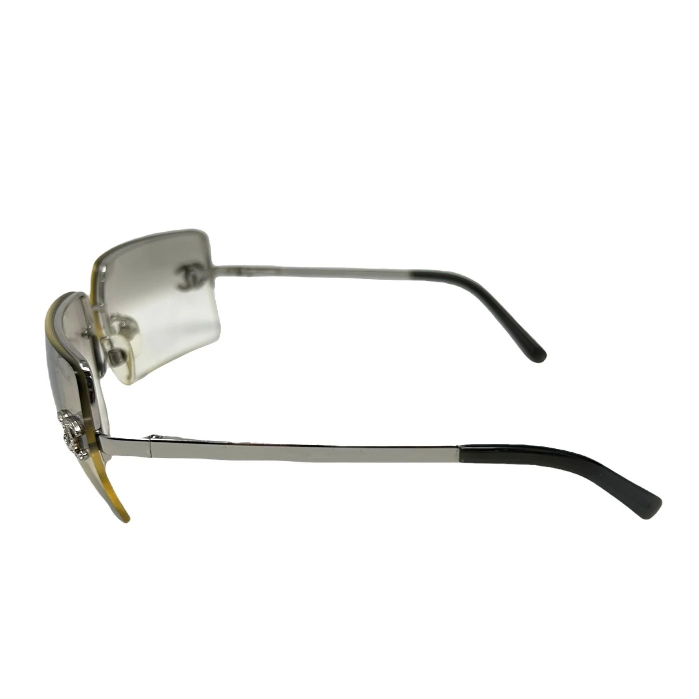 Chanel Ombre Smoke Rhinestone Sunglasses - Image 3
