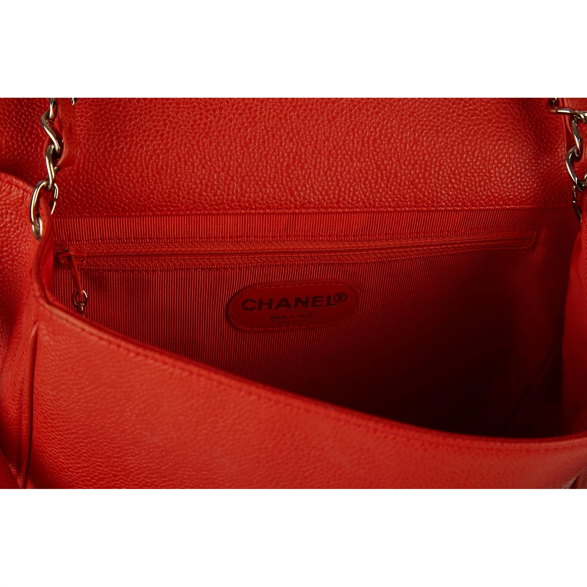 Chanel Orange Logo Shoulder Bag - Image 5