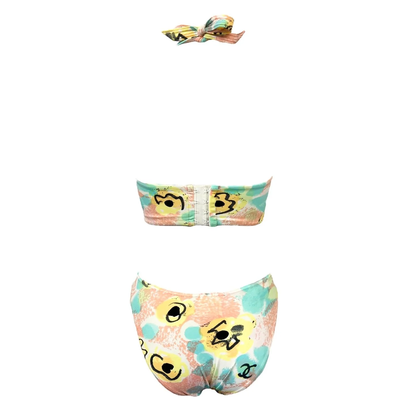 Chanel Pastel Floral Bikini - Image 2
