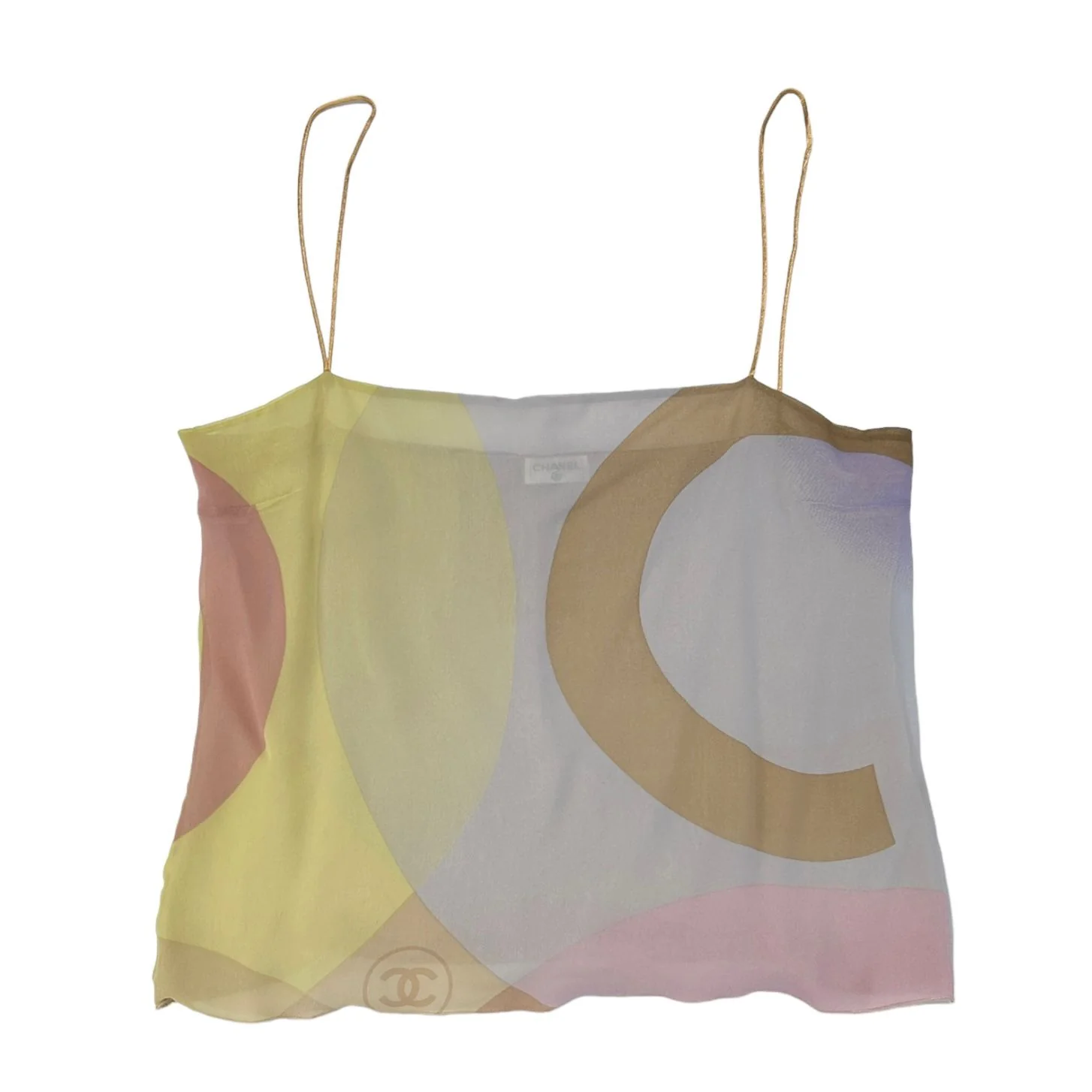Chanel Pastel Logo Tank