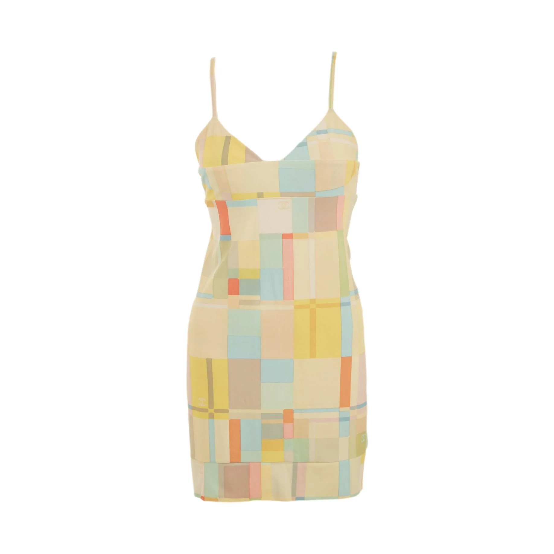 Chanel Pastel Print Dress