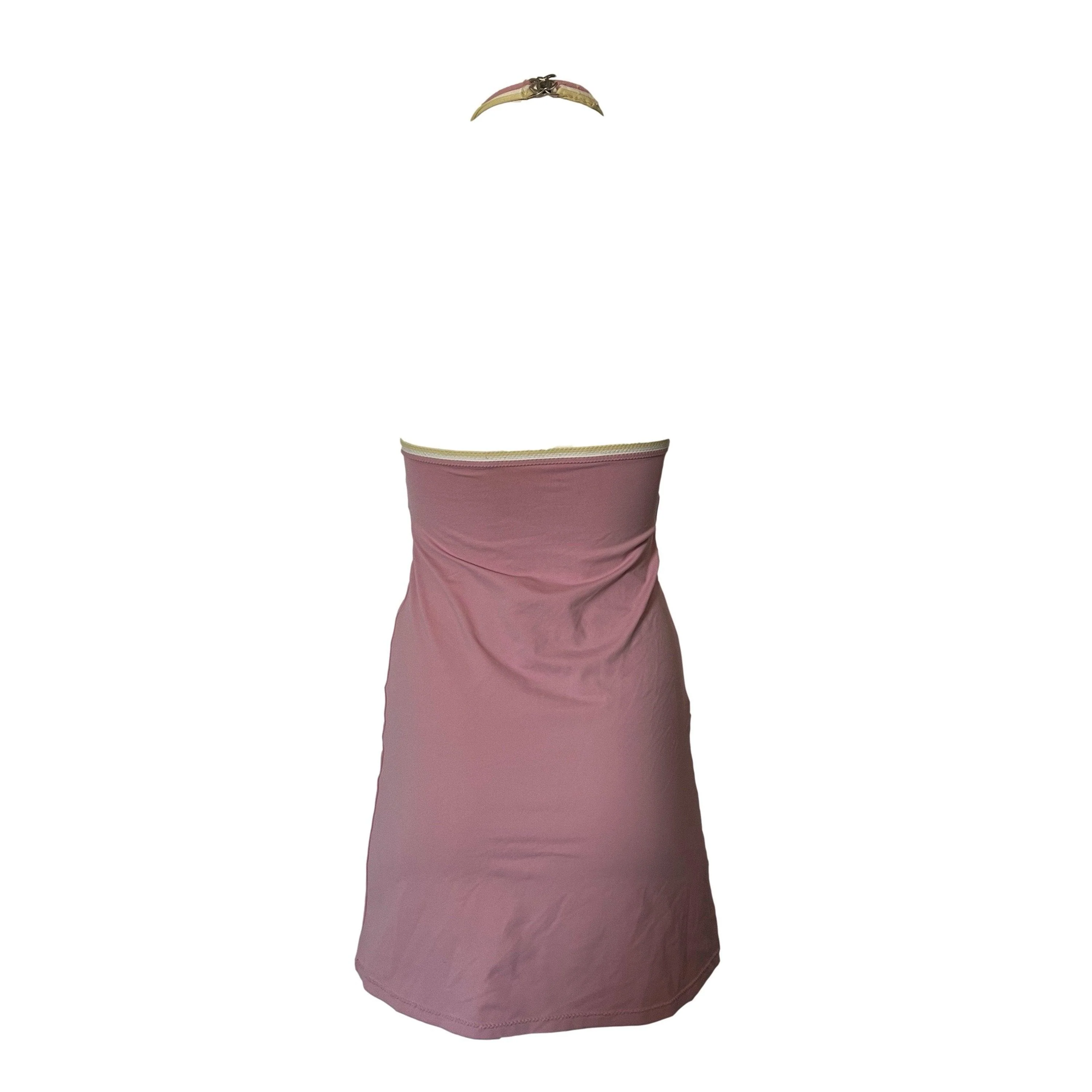Chanel Pastel Stretch Logo Strap Dress - Image 2