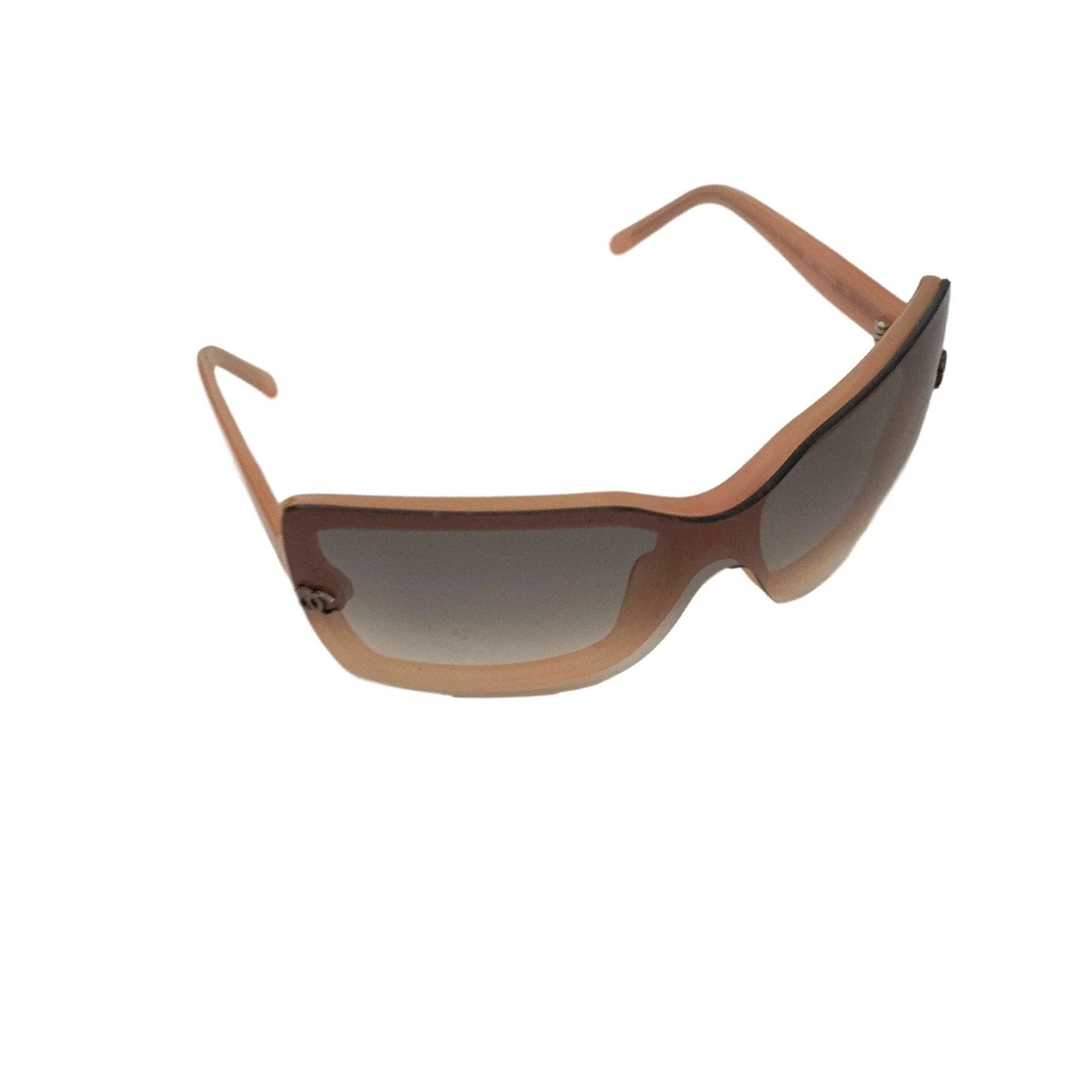 Chanel Peach Ombre Logo Sunglasses - Image 2