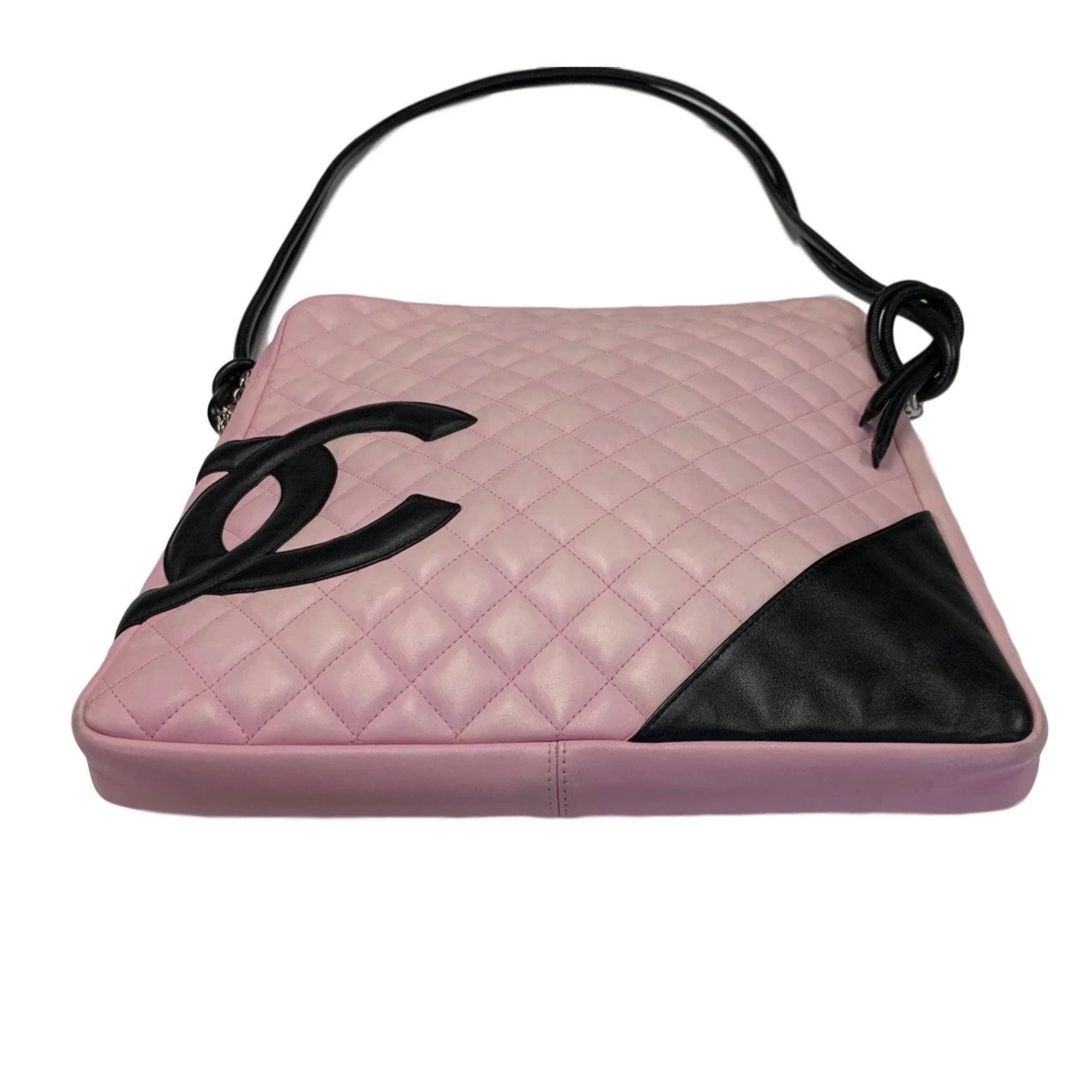 Chanel Pink and Black Large Cambon Crossbody - Image 2