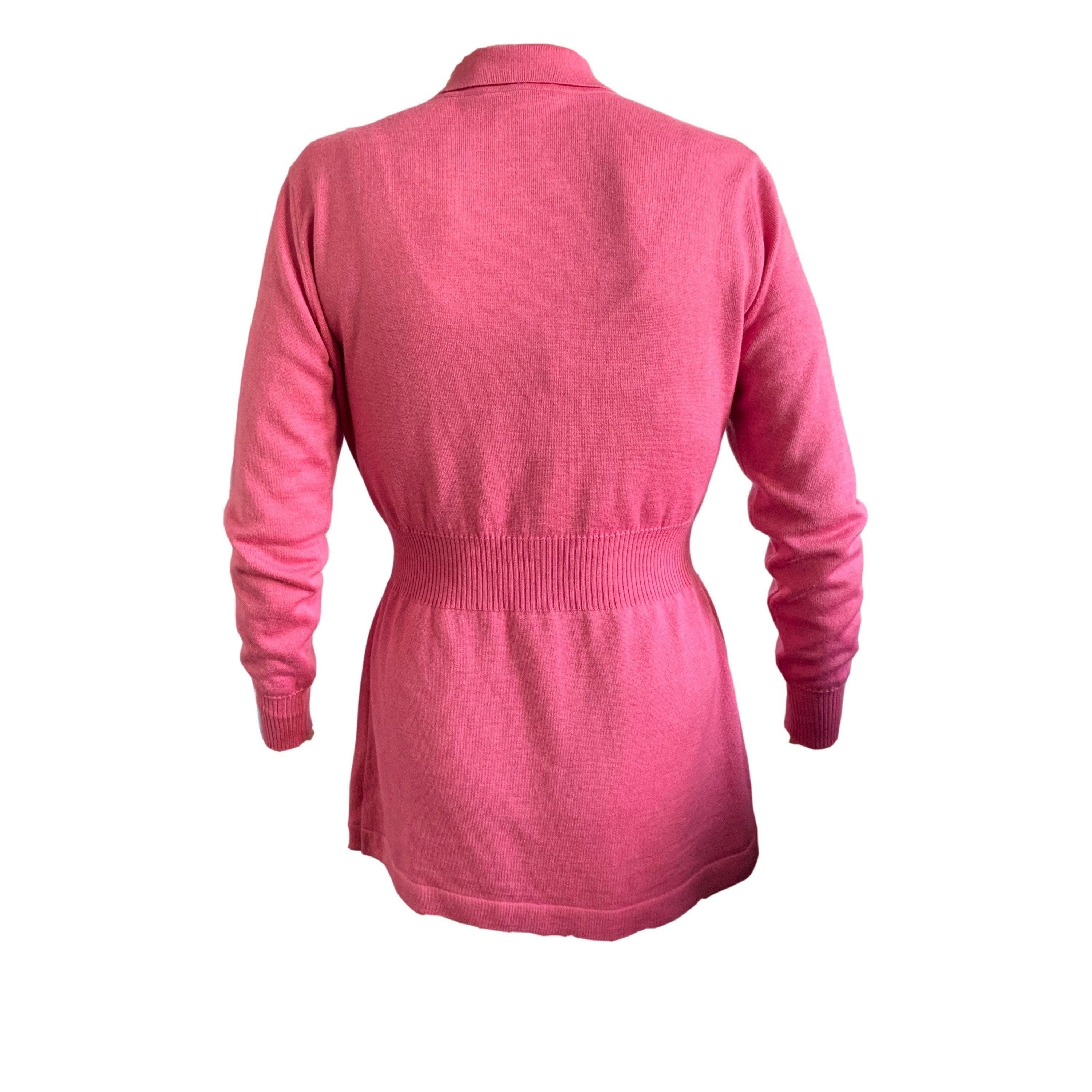 Chanel Pink Cashmere Cardigan - Image 2