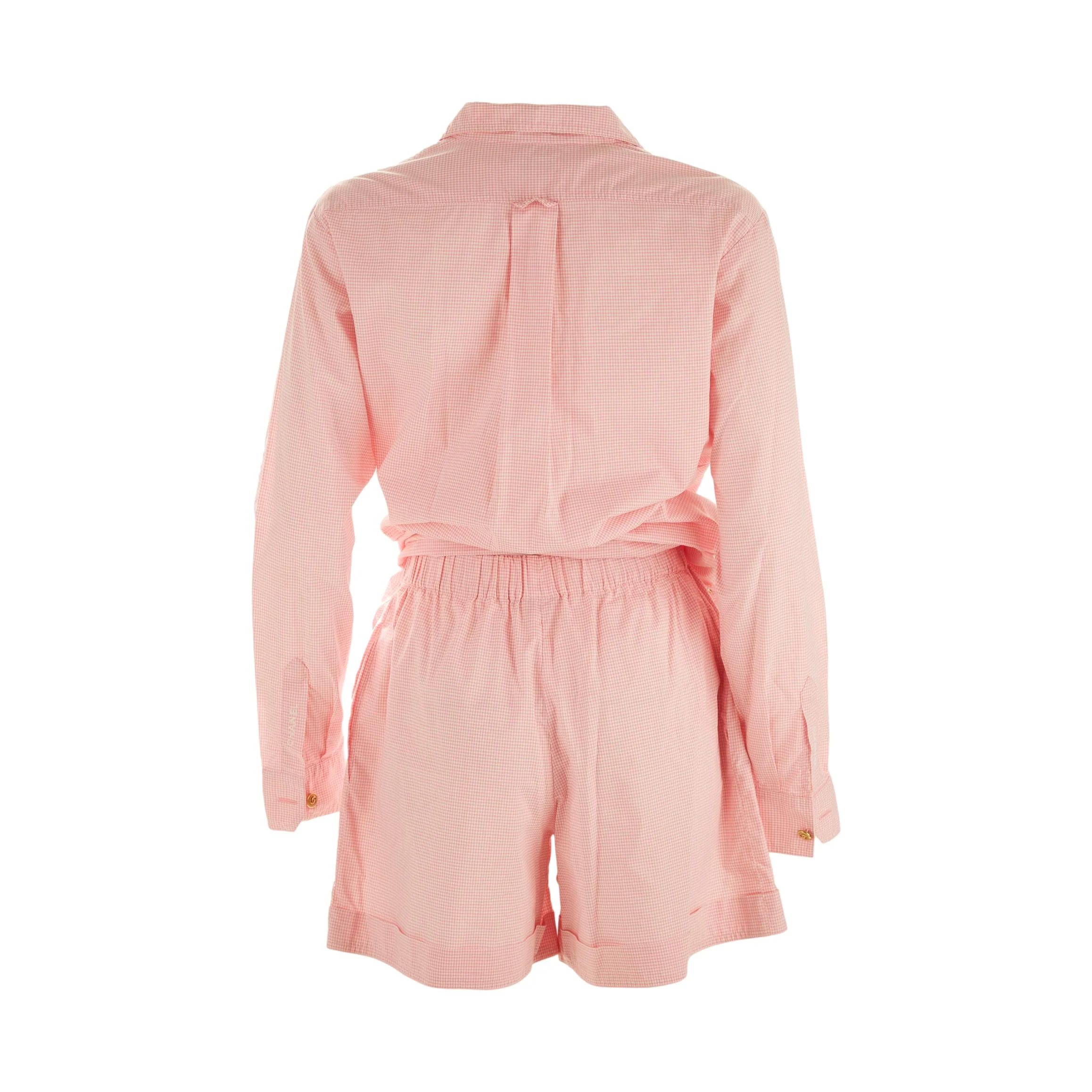 Chanel Pink Gingham Short Set - Image 4
