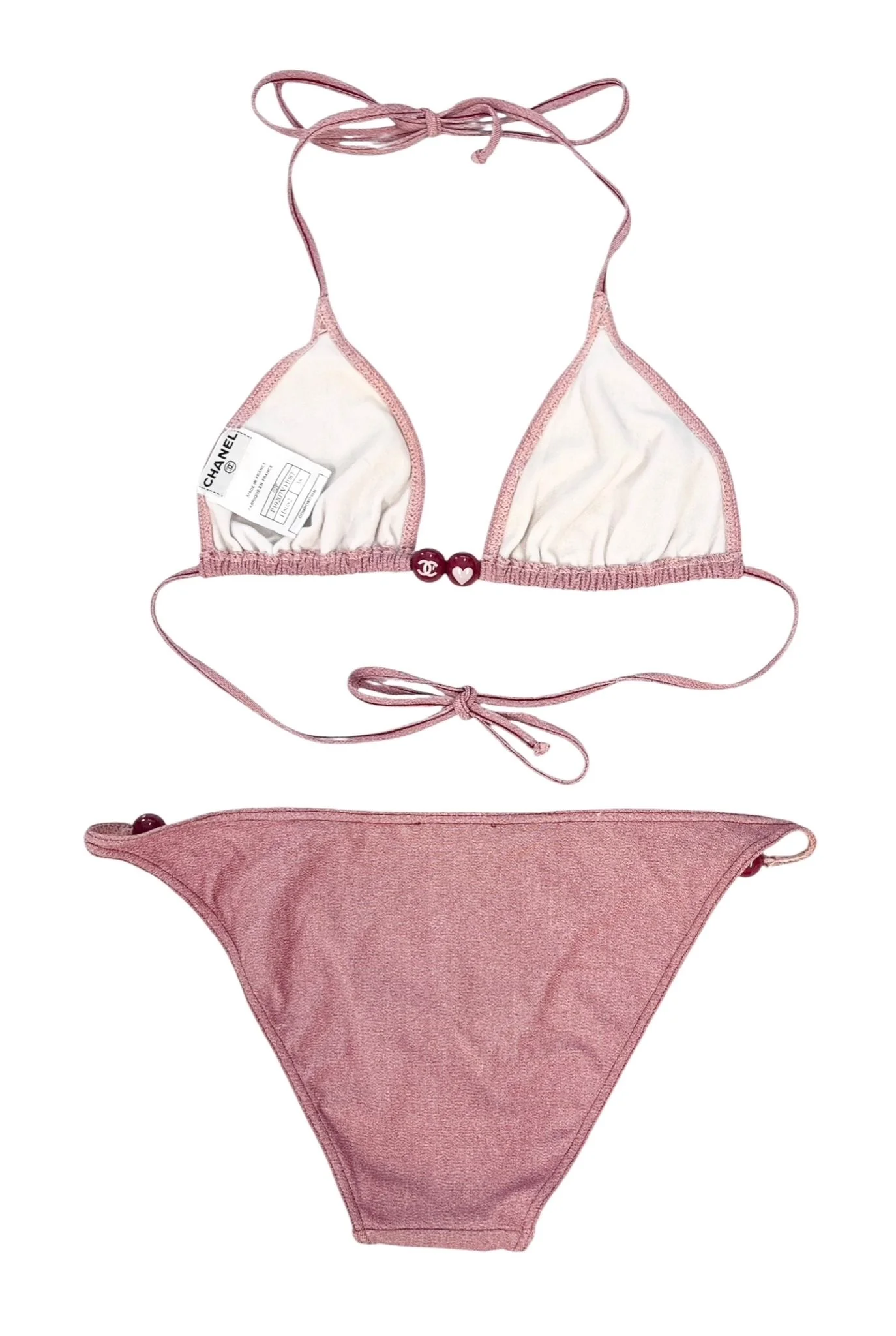 Chanel Pink Heart Bikini - Image 2