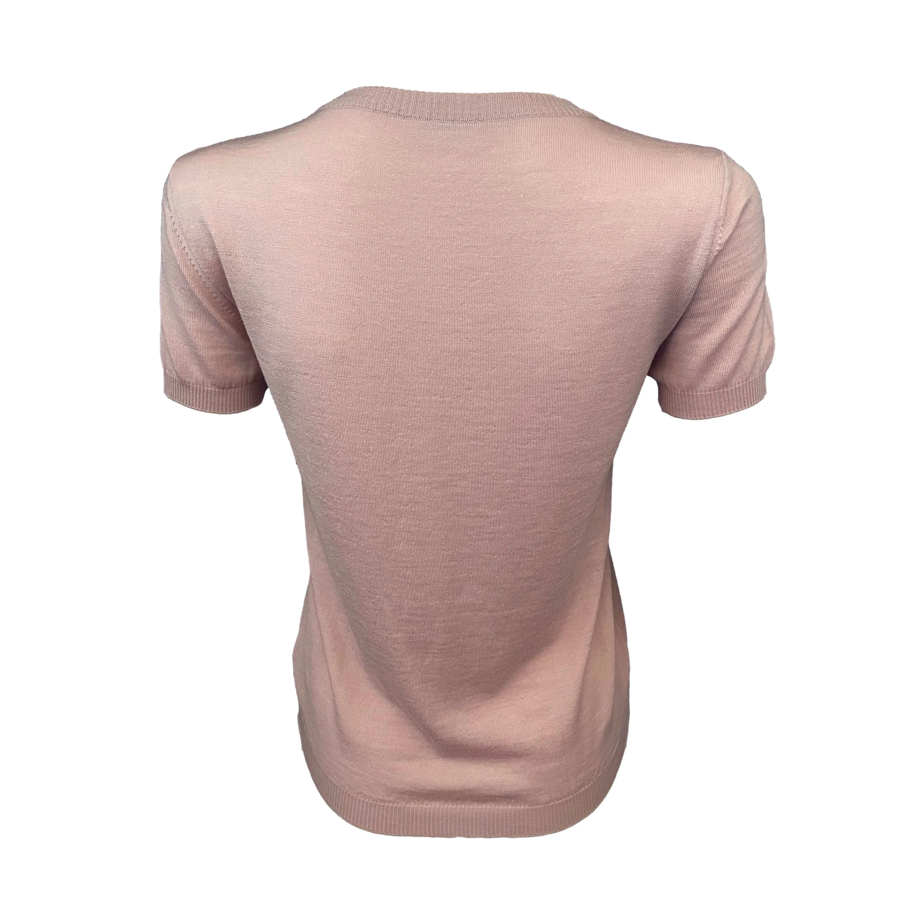 Chanel Pink Knit Top - Image 2