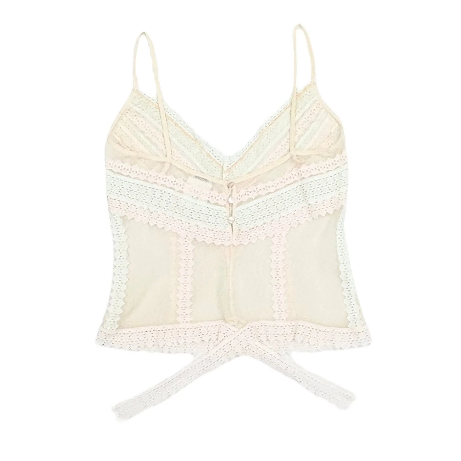 Chanel Pink Lace Logo Baby Tank - Image 2