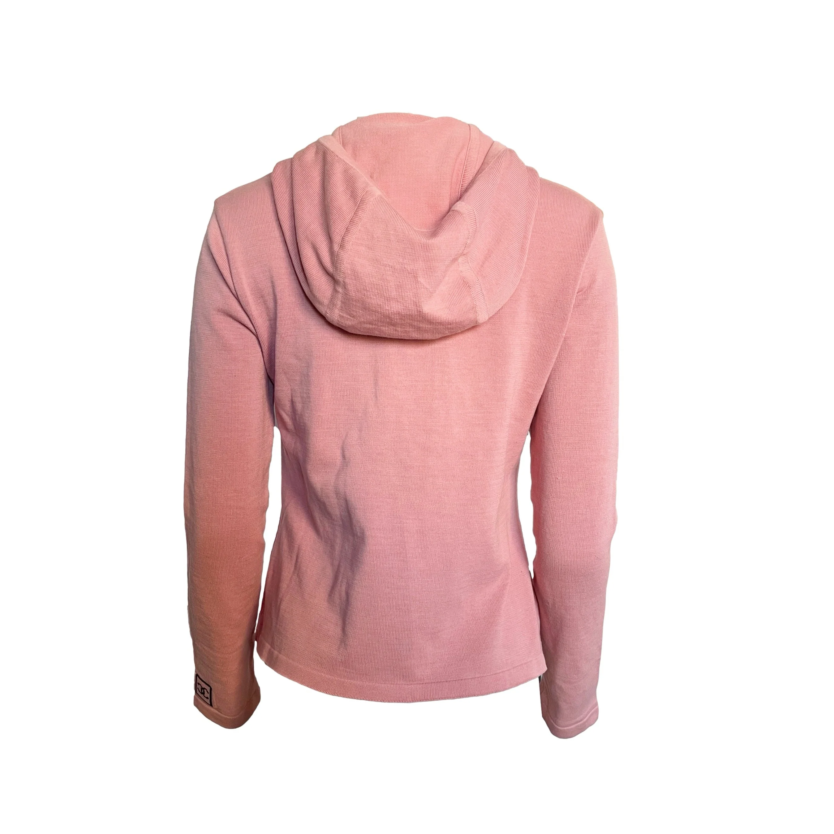Chanel Pink Logo Hoodie - Image 2