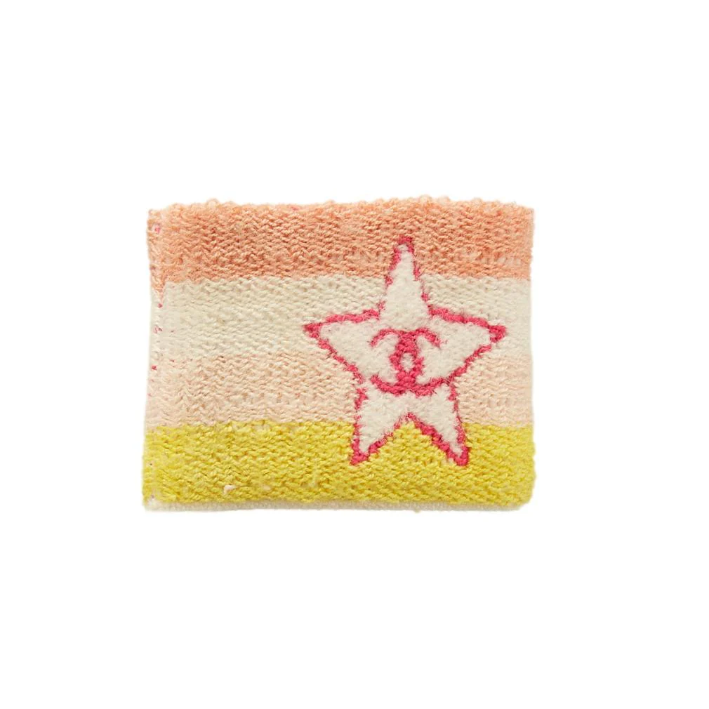 Chanel Pink Logo Sweat Band