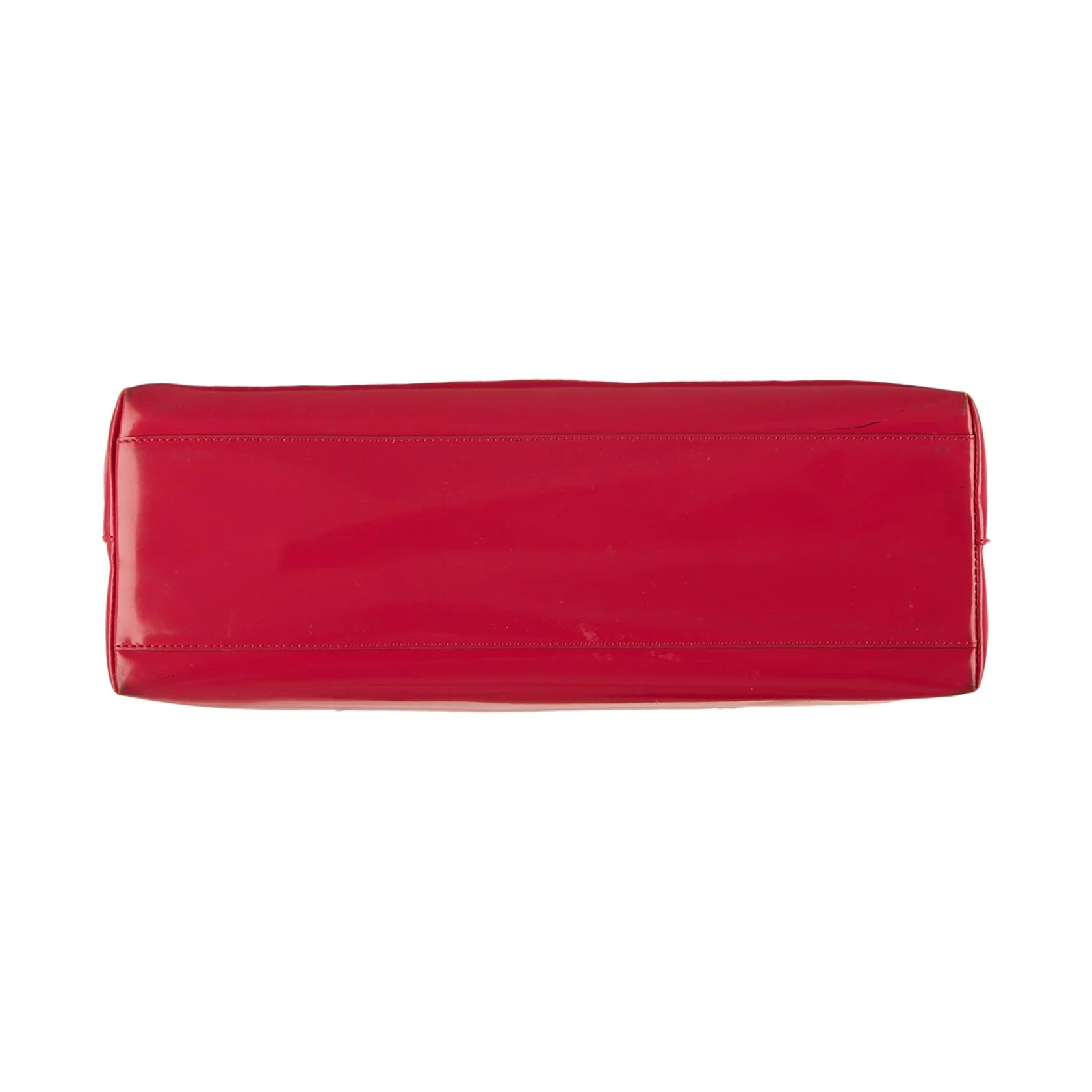 Prada Pink Patent Top Handle Bag - Image 3
