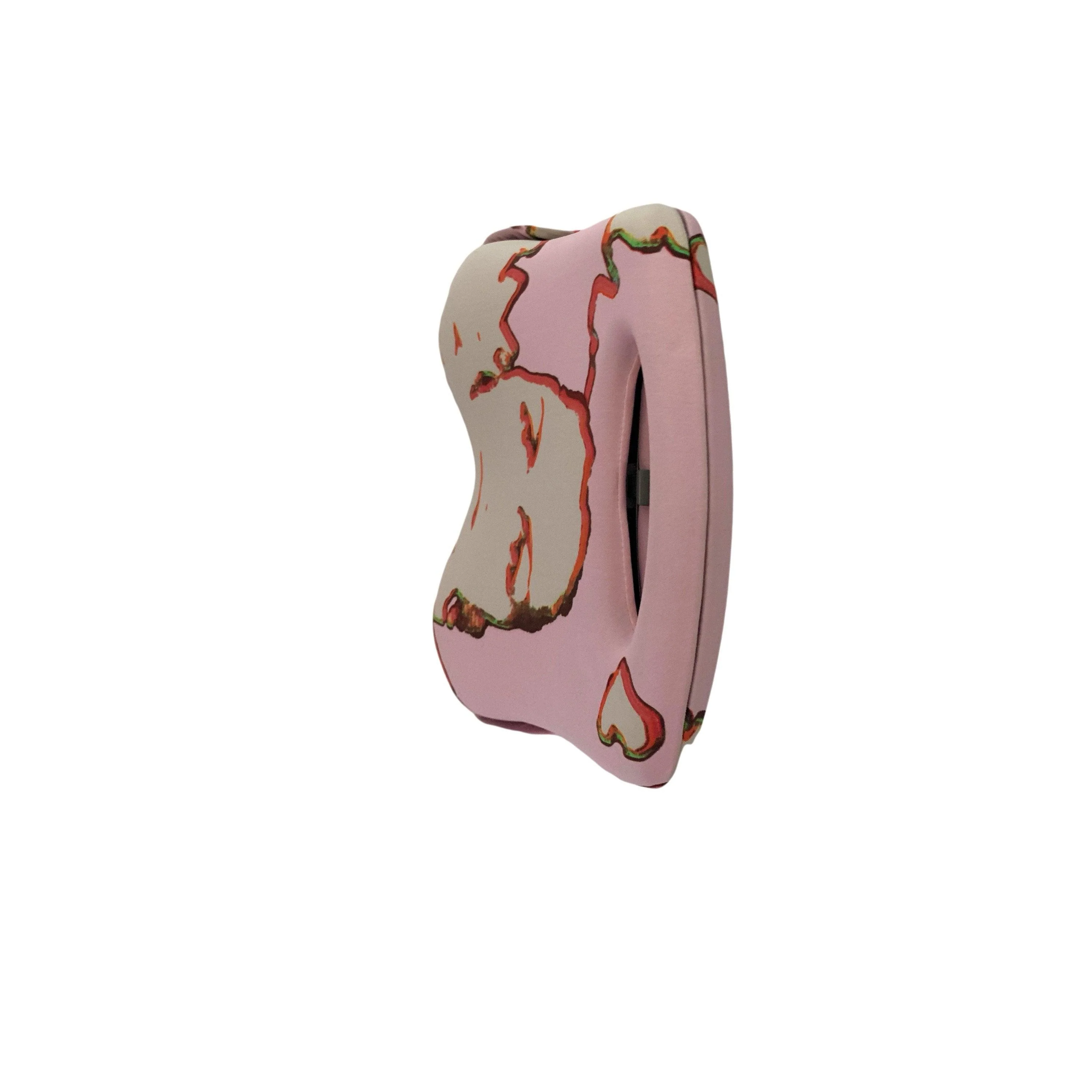 Chanel Pink Printed Logo Butt Bag - Image 2