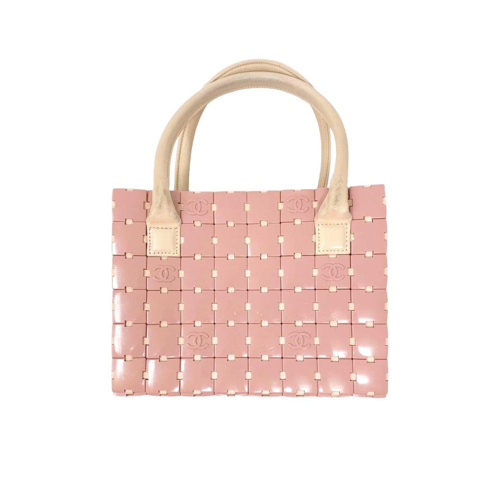 Chanel Pink Puzzle Logo Bag - Image 2