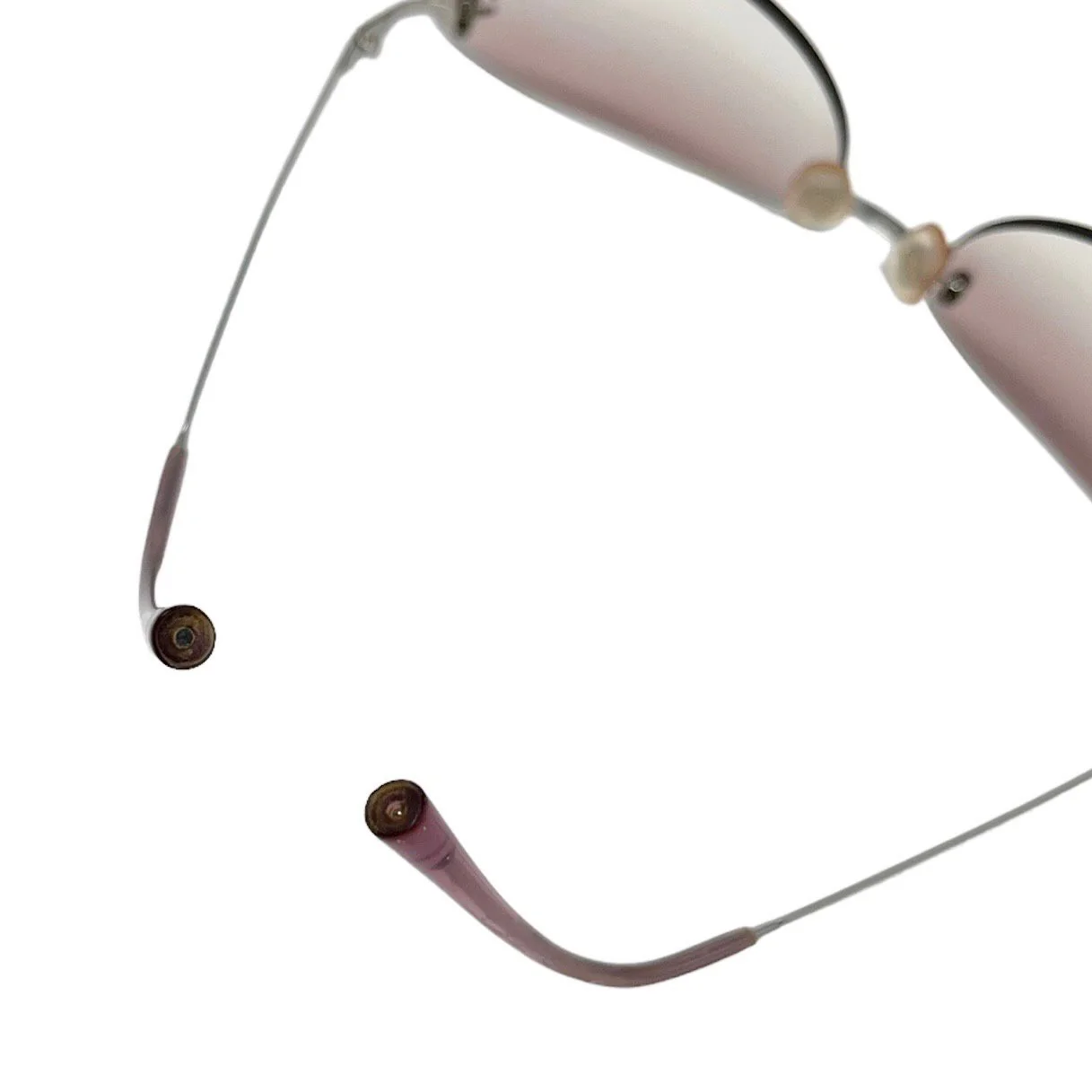 Chanel Pink Rimless Sumglasses - Image 4