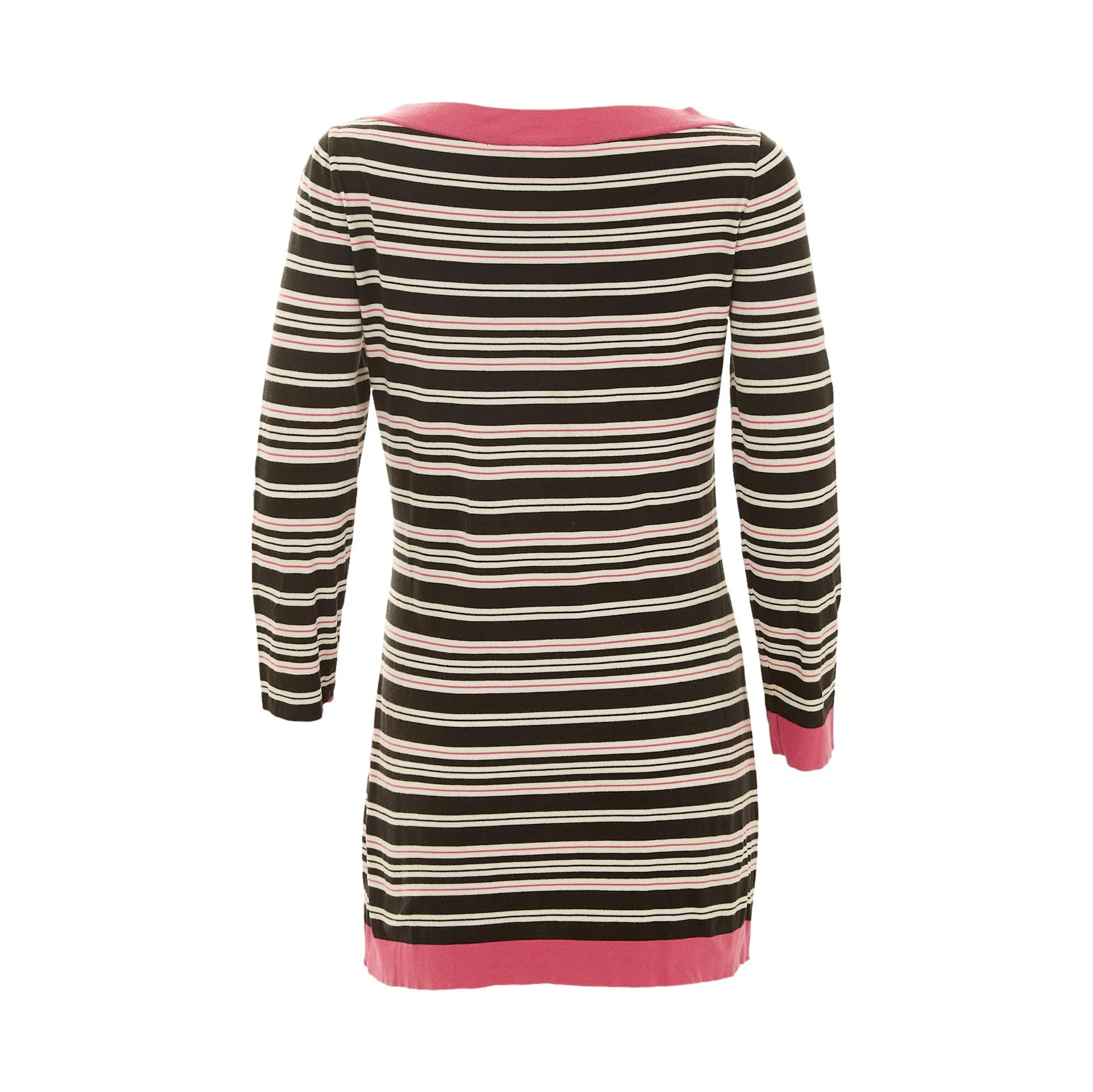 Chanel Pink Striped Logo Dress - Image 3