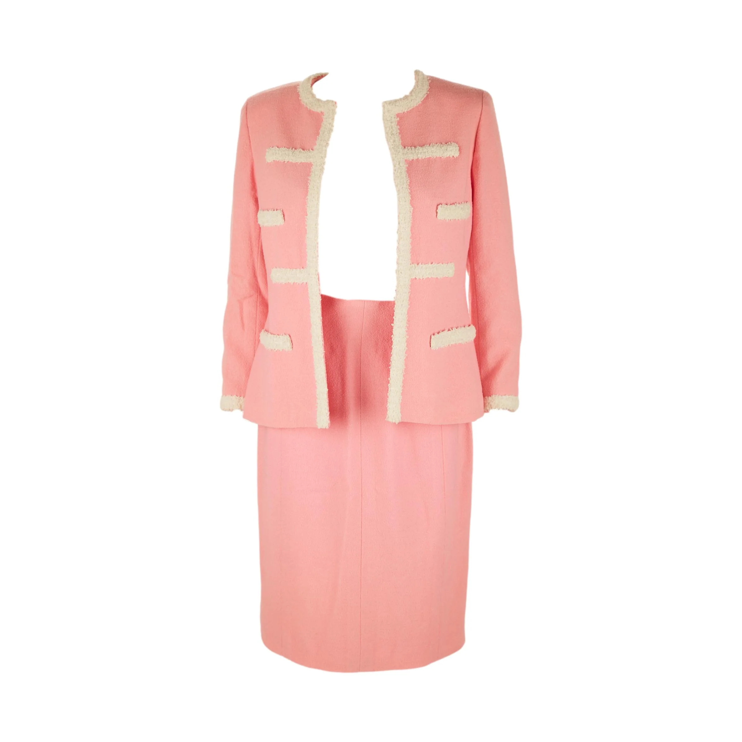Chanel Baby Pink Skirt Set