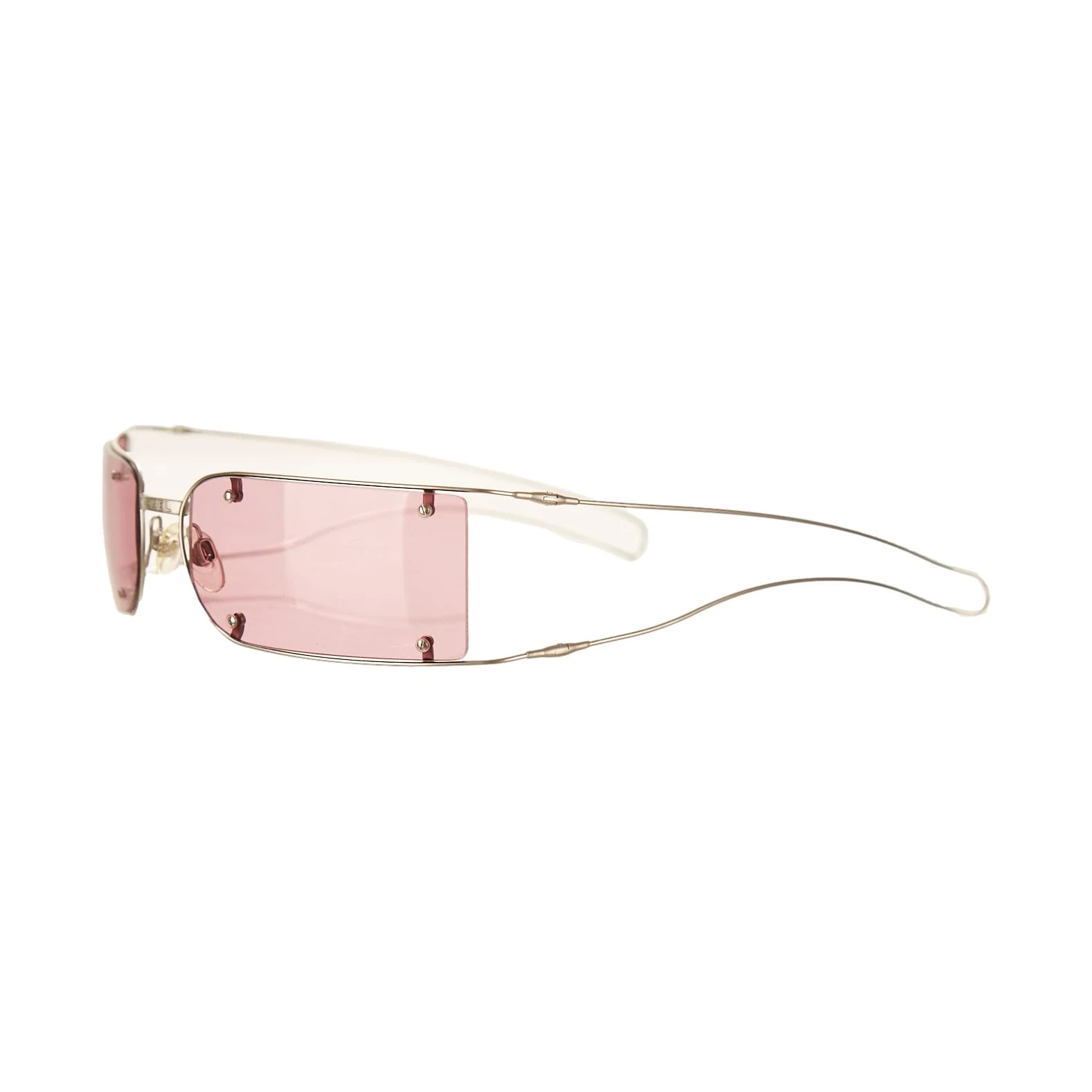 Chanel Pink Wire Sunglasses