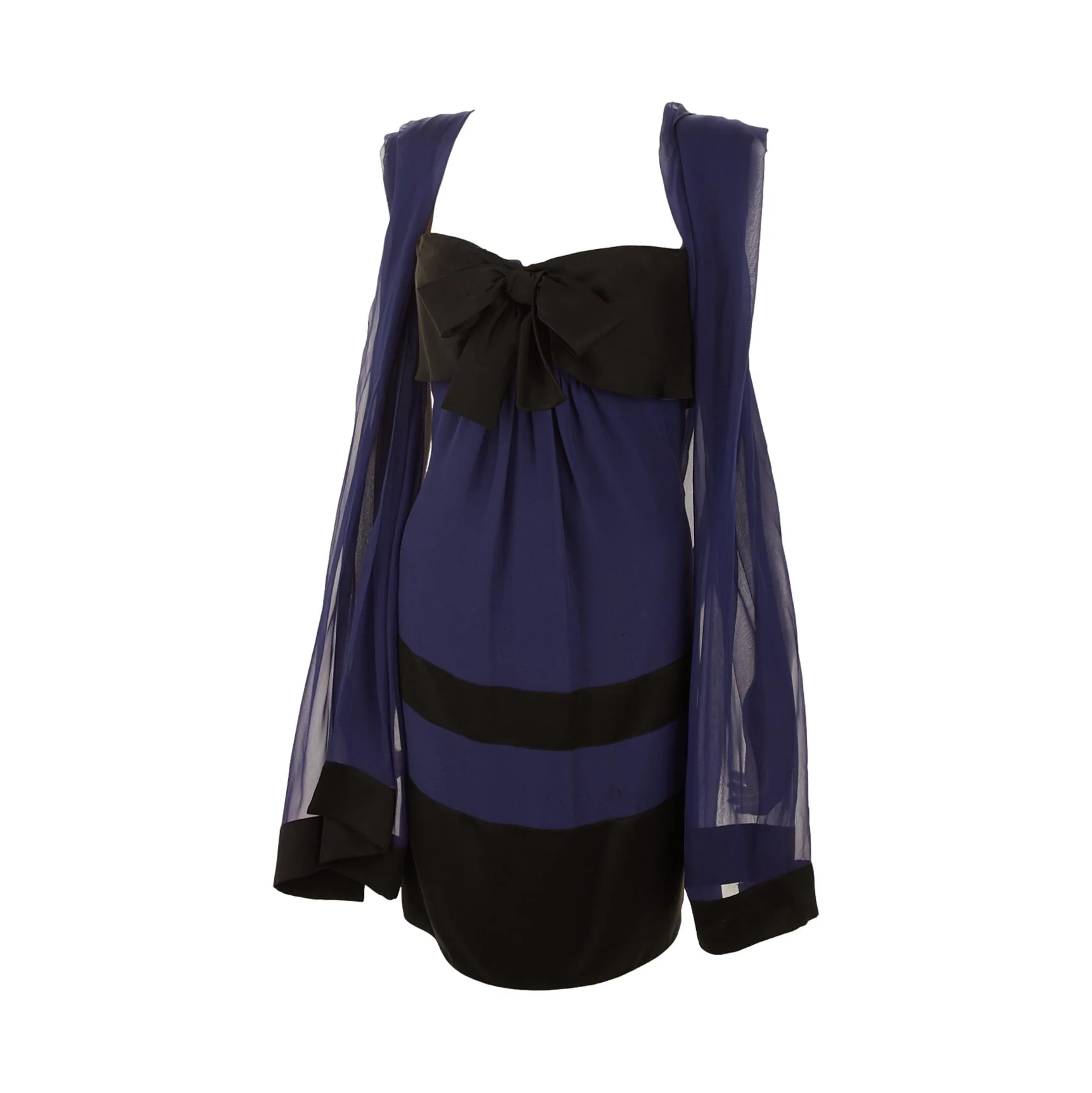 Chanel Stripe Bow Dress Set - Image 2