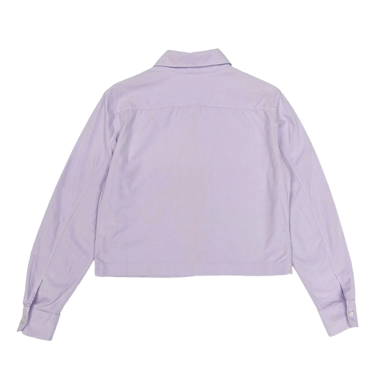 Chanel Purple Logo Shirt Jacket - Image 2