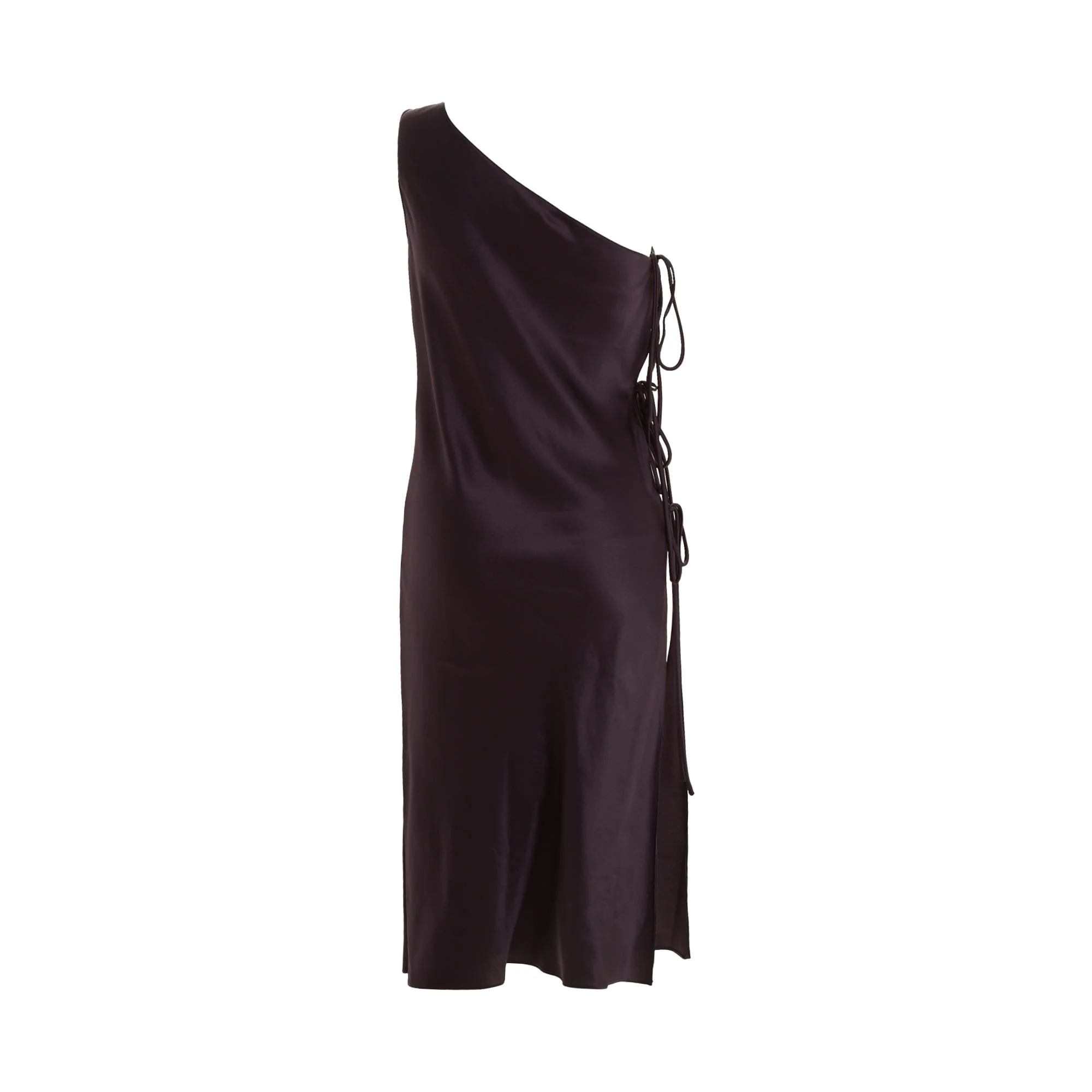 Chanel Purple Silk Tie Dress - Image 3