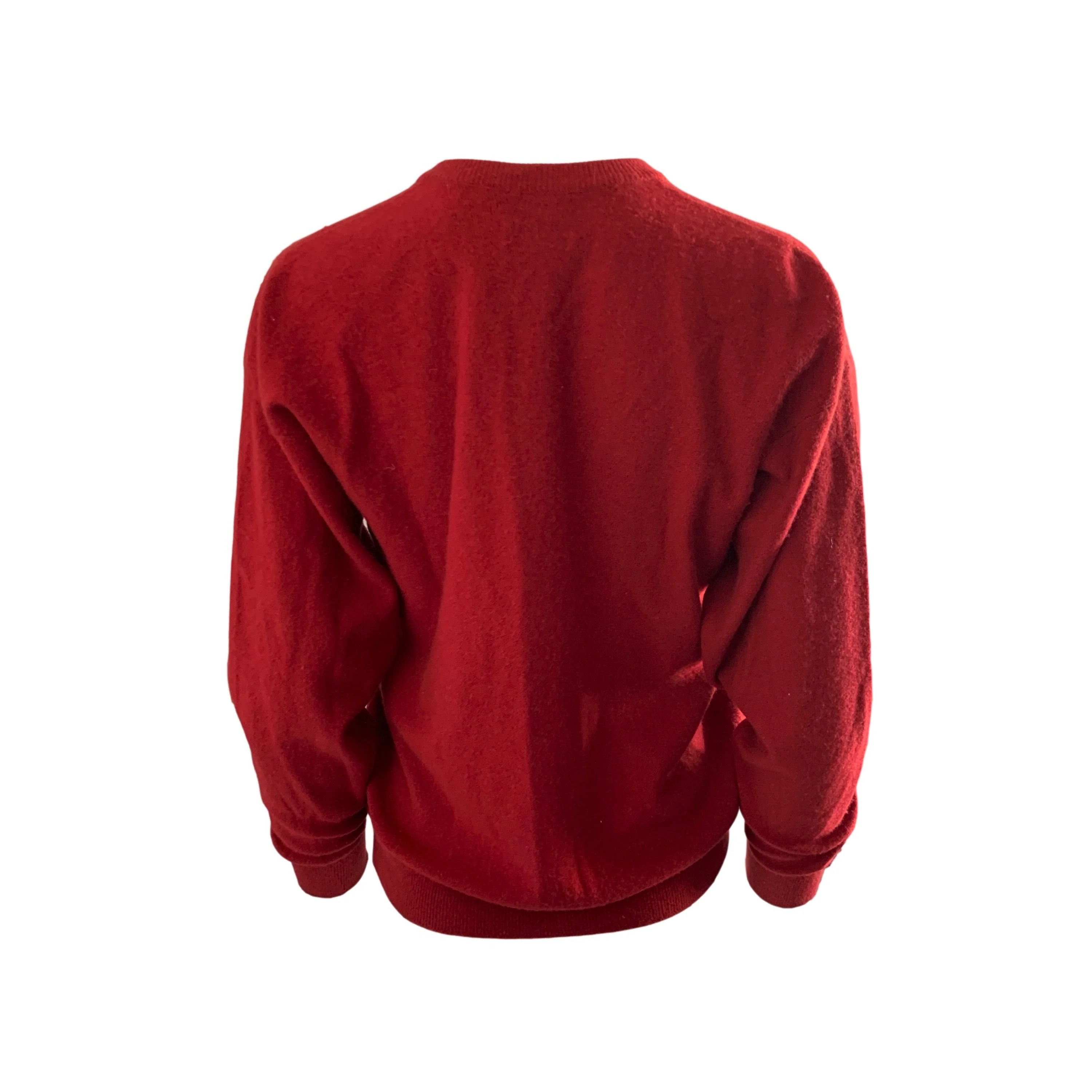 Chanel Red Cashmere Cardigan - Image 2