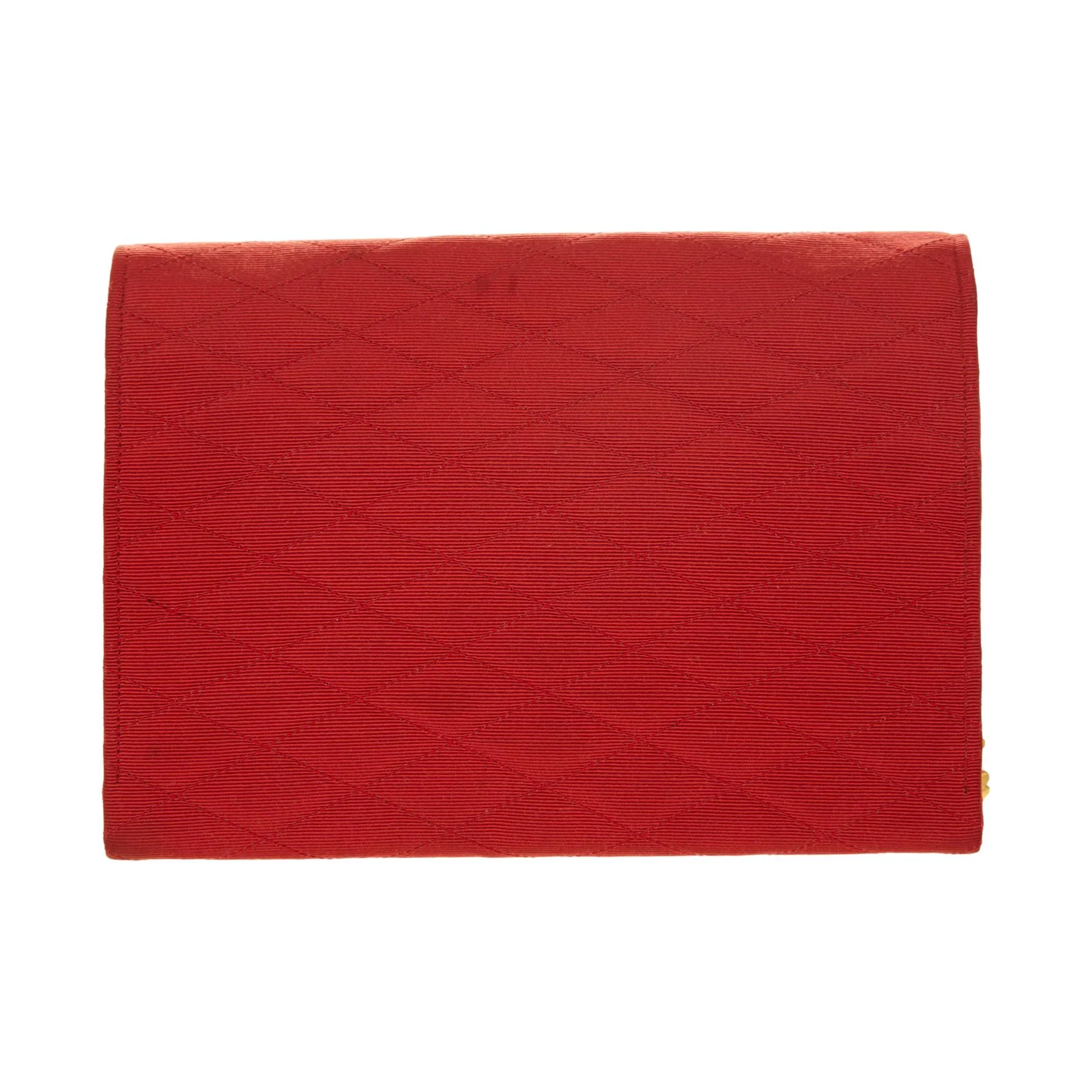 Chanel Red Matelasse Chain Shoulder Bag - Image 2