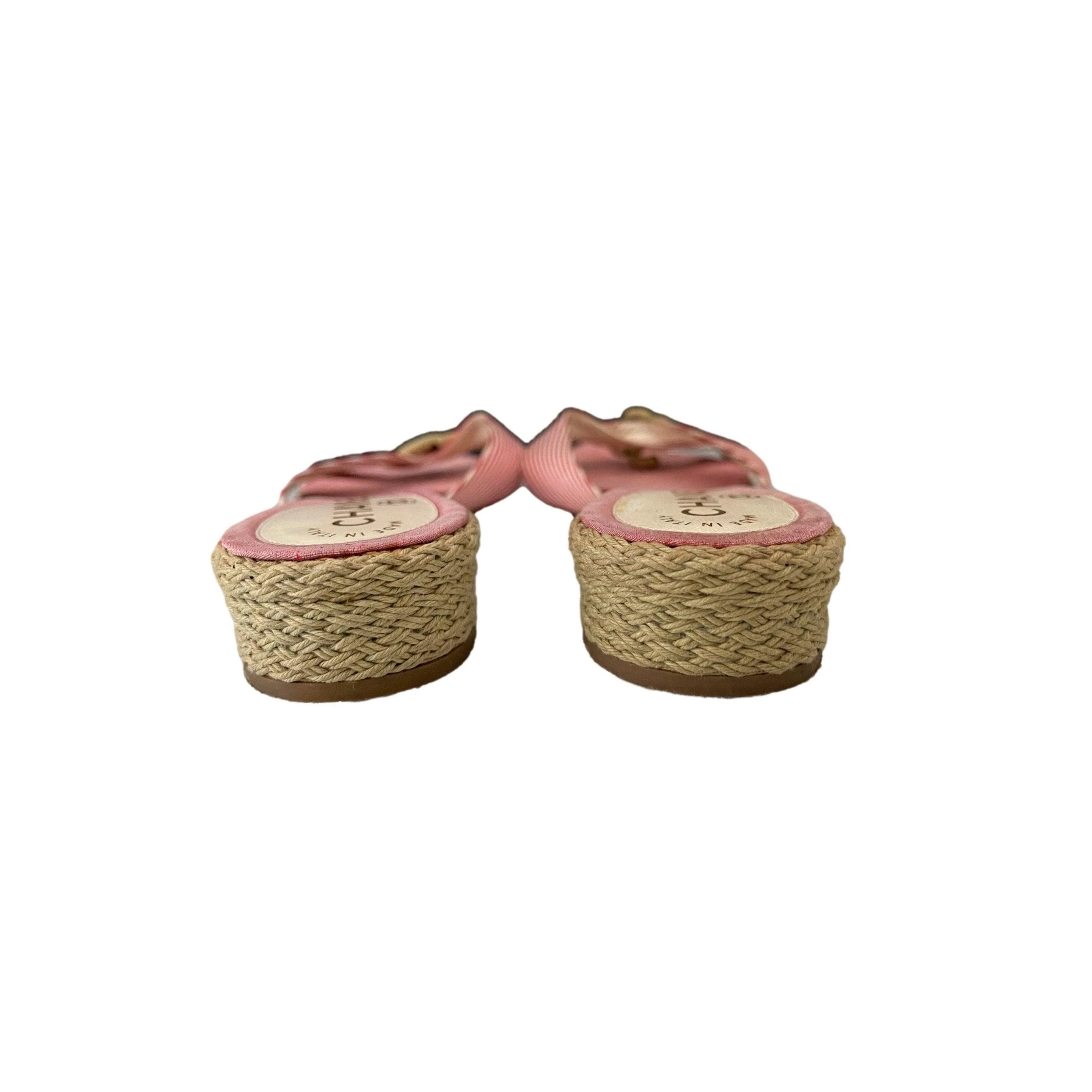 Chanel Red Stripe Logo Slides - Image 2