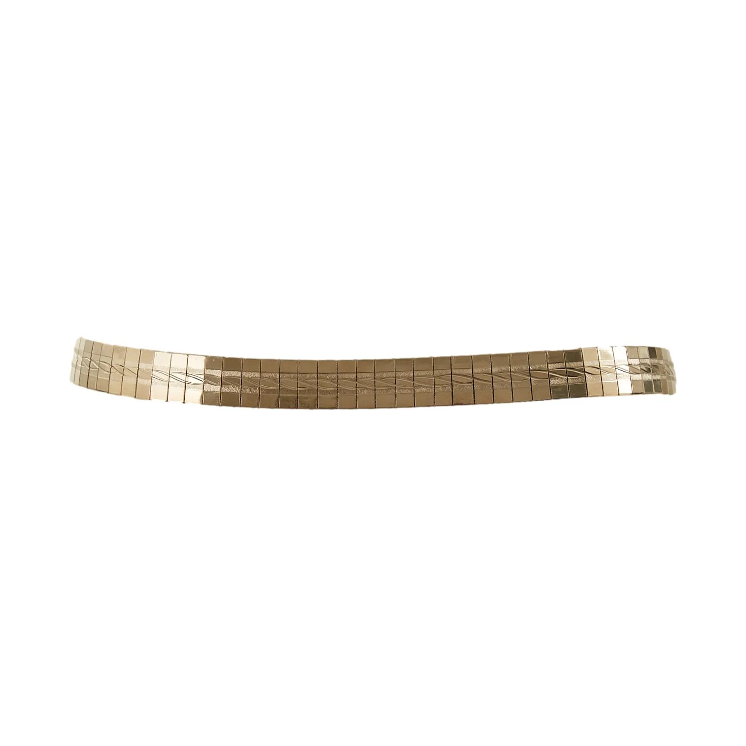 Chanel Silver Logo Link Belt - Image 2