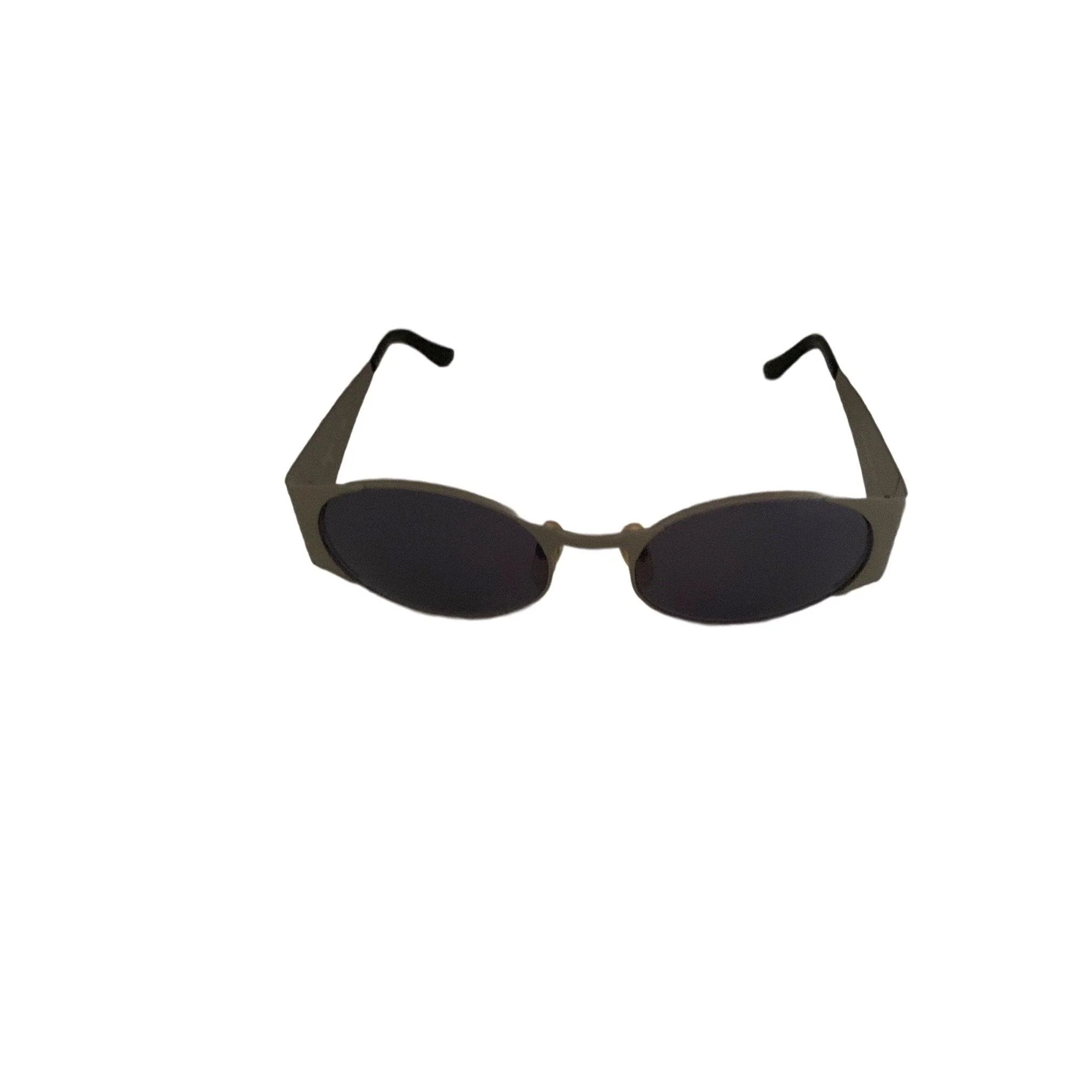 Chanel Silver Metal Mod Frame Sunglasses - Image 2