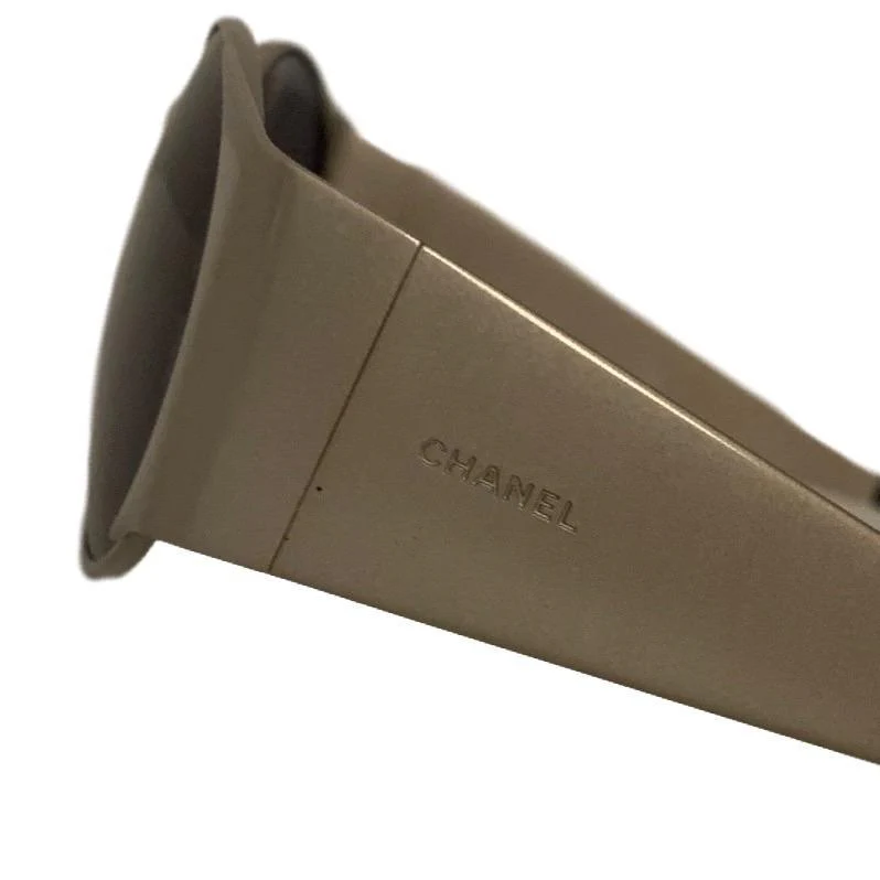 Chanel Silver Metal Mod Frame Sunglasses - Image 3