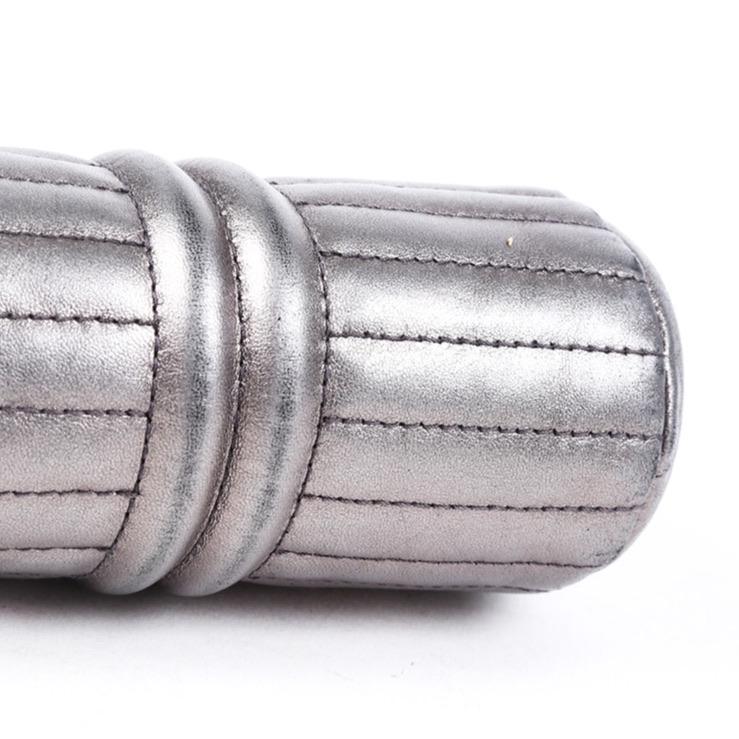 Chanel Silver Mini Cylinder Bag - Image 2