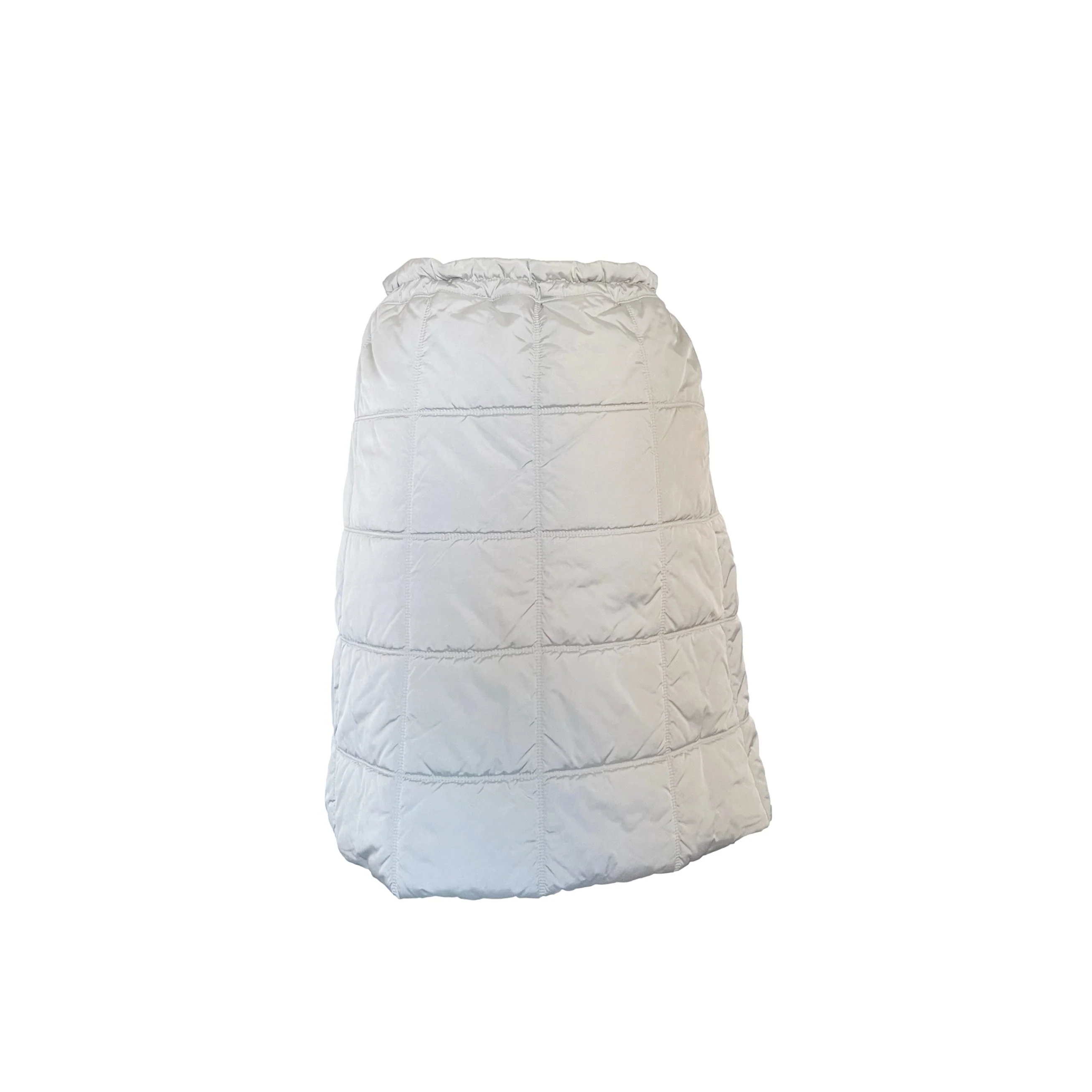 Chanel Silver Puffer Skirt - Image 2