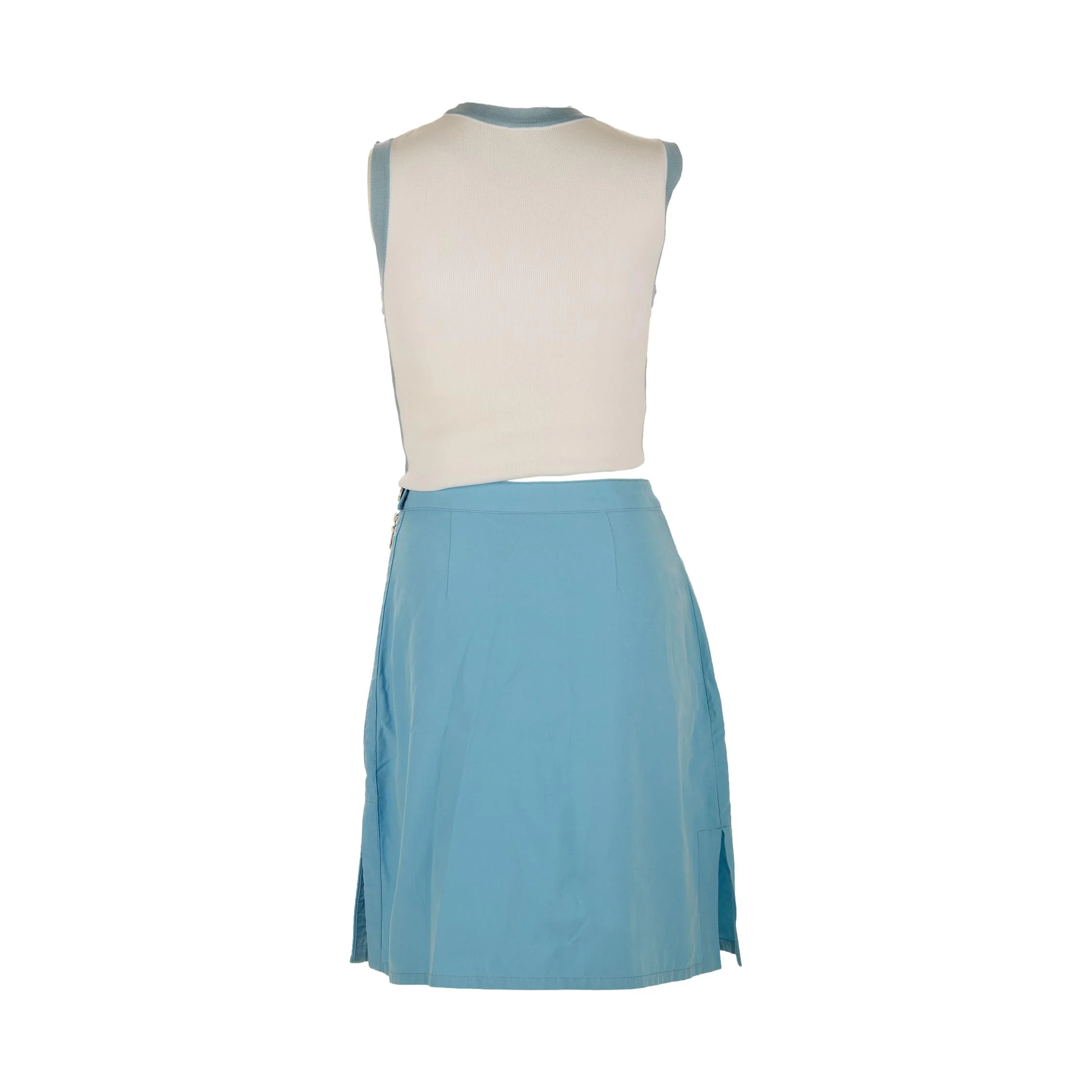 Chanel Sport Baby Blue Skirt Set - Image 2