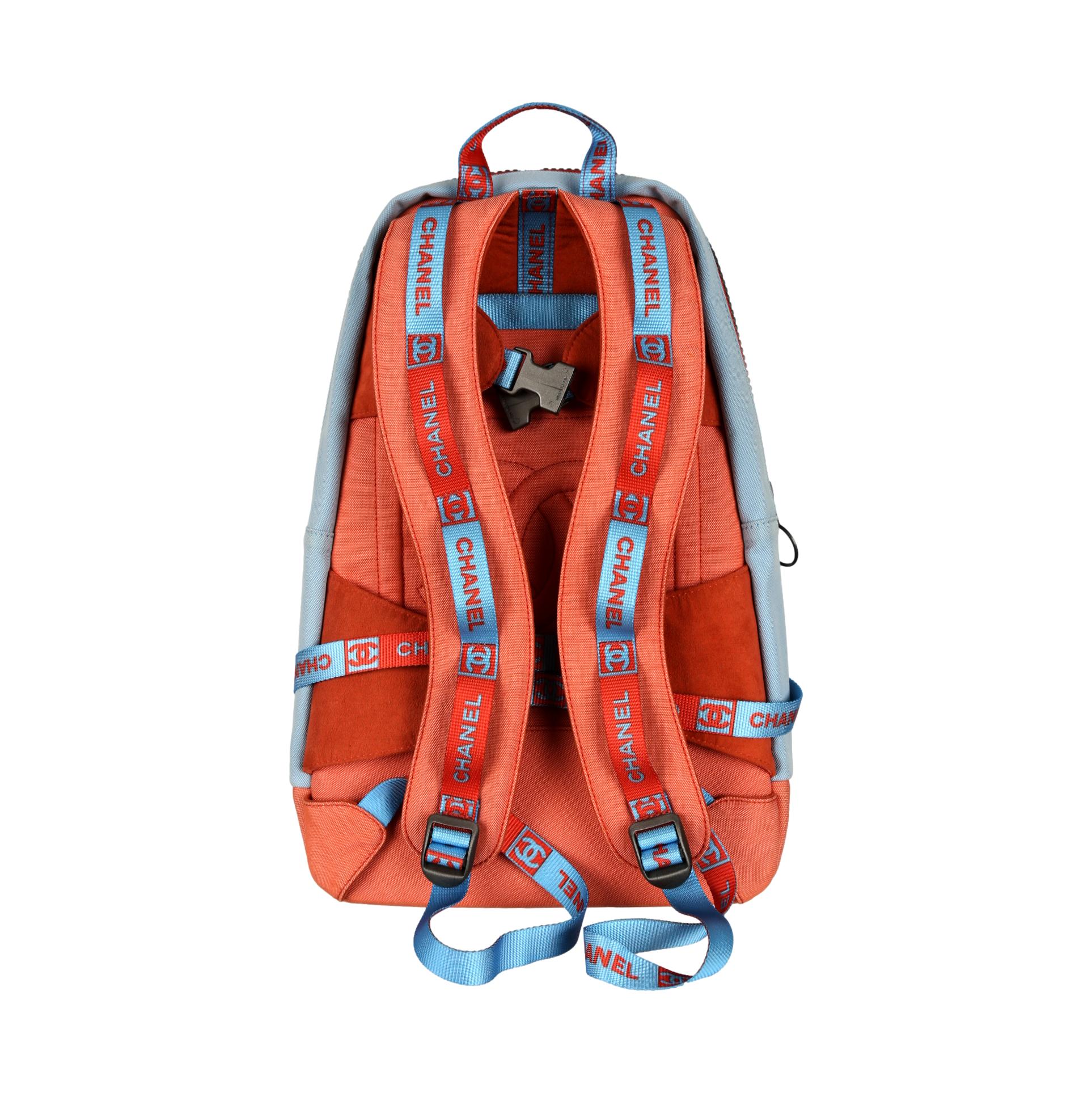 Chanel Sport Blue Logo Backpac - Image 2