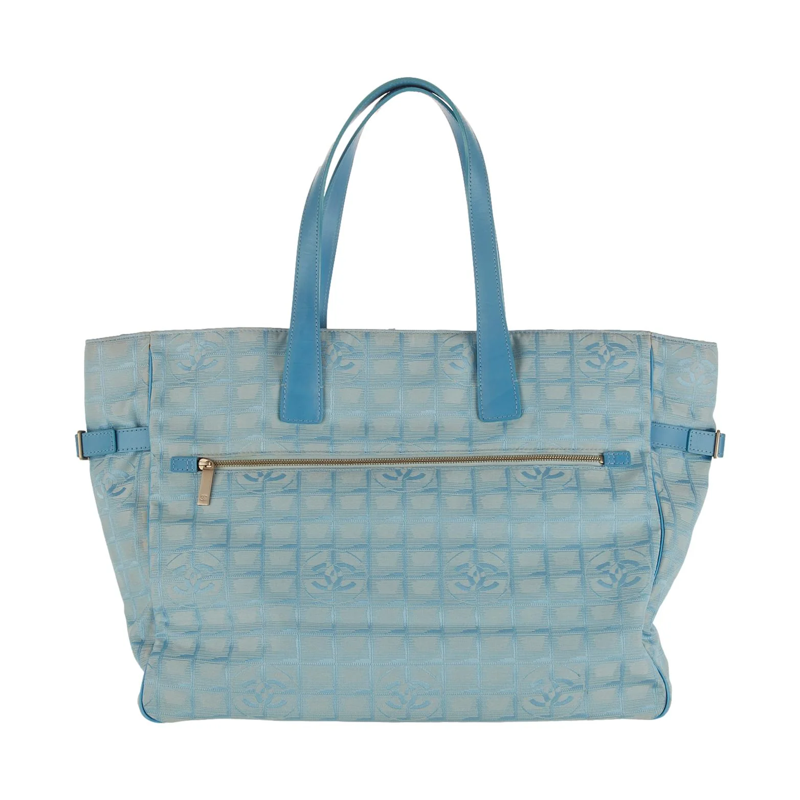 Chanel Sport Blue Logo Jumbo Tote - Image 2
