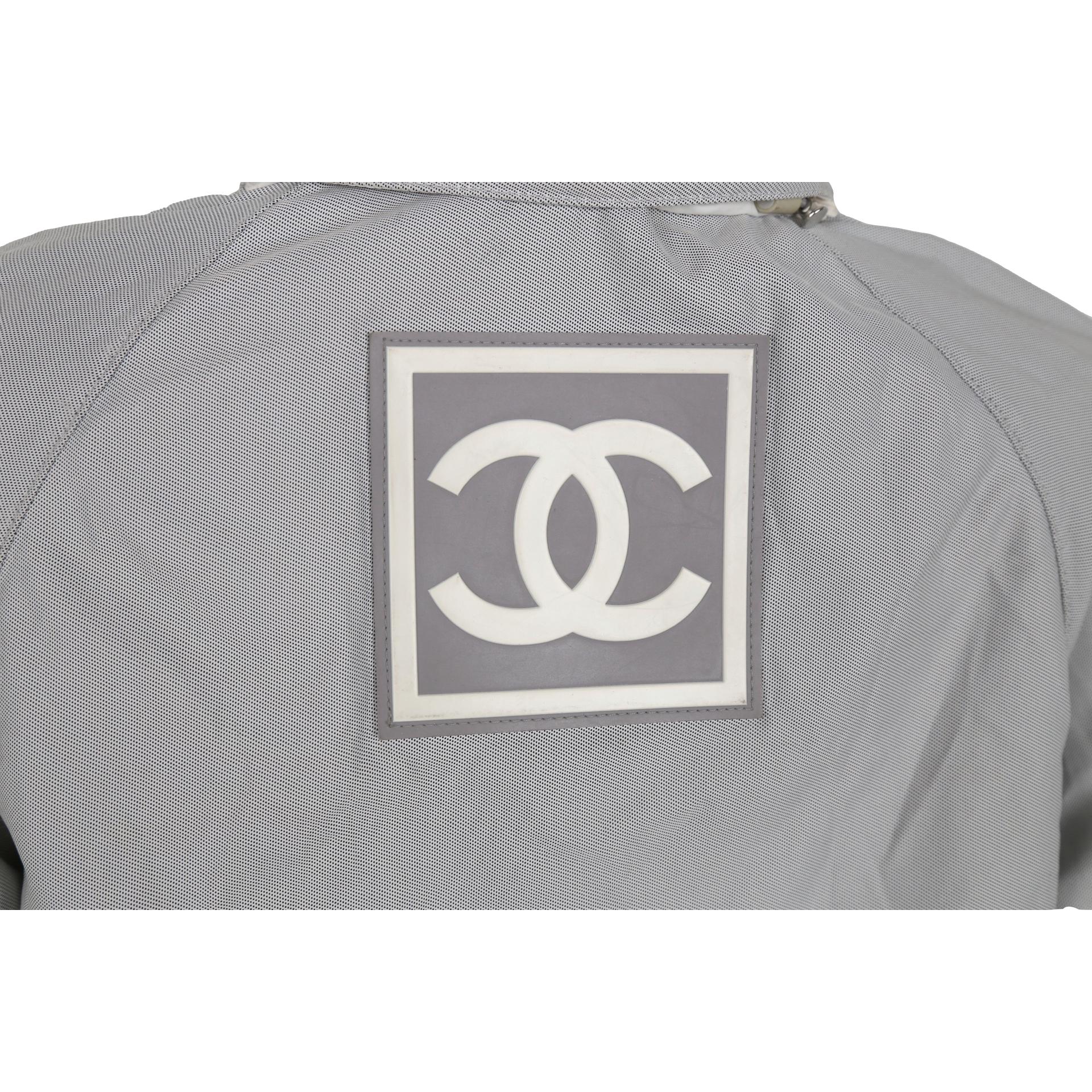 Chanel Sport Grey Logo Tracksuit - Image 4