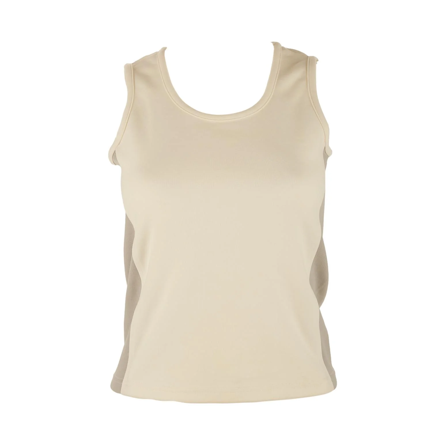 Chanel Sport White Cropped Logo Tank - Image 2