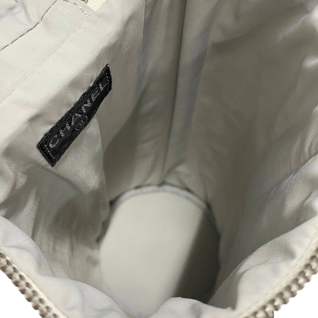Chanel Sport White Nylon Bottle Crossbody Bag - Image 3