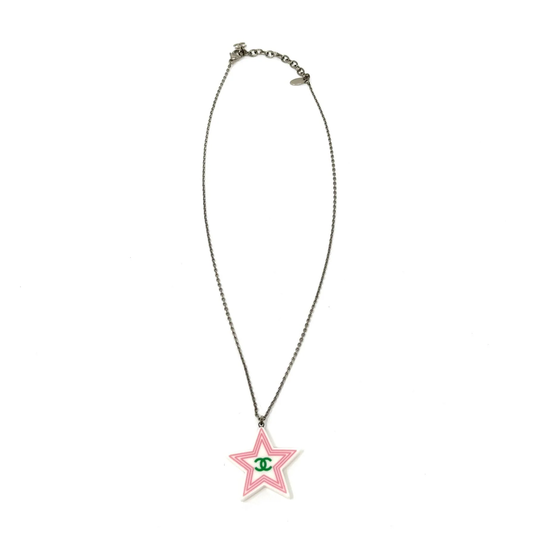Chanel Star Logo Necklace - Image 3