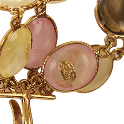 Chanel Multicolor Stone Logo Belt - Image 3