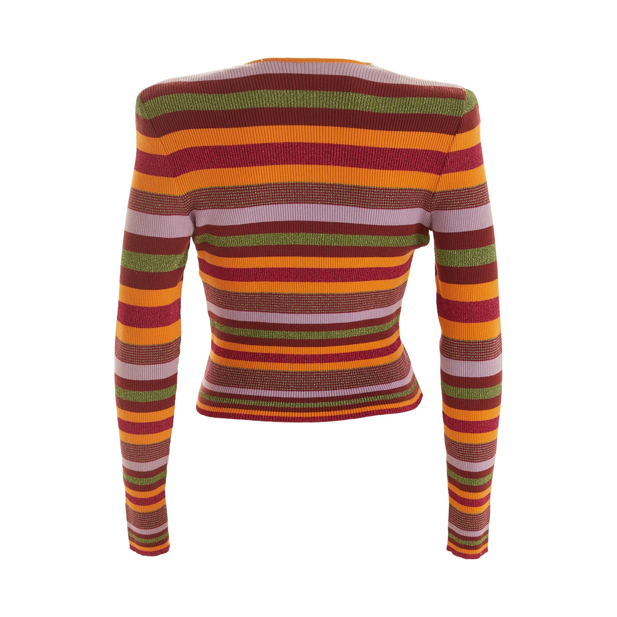 Chanel Striped Logo Wrap Top - Image 2